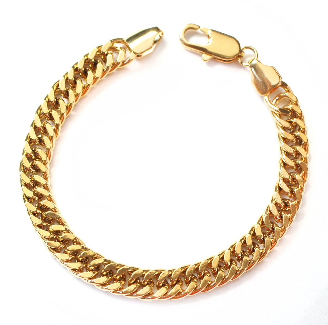 Gold Plated Chain Bracelet For Men