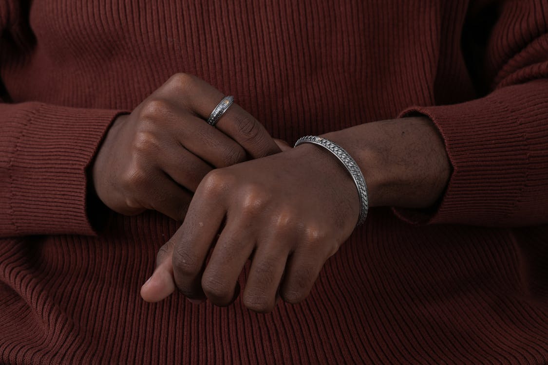 silver bracelet for men