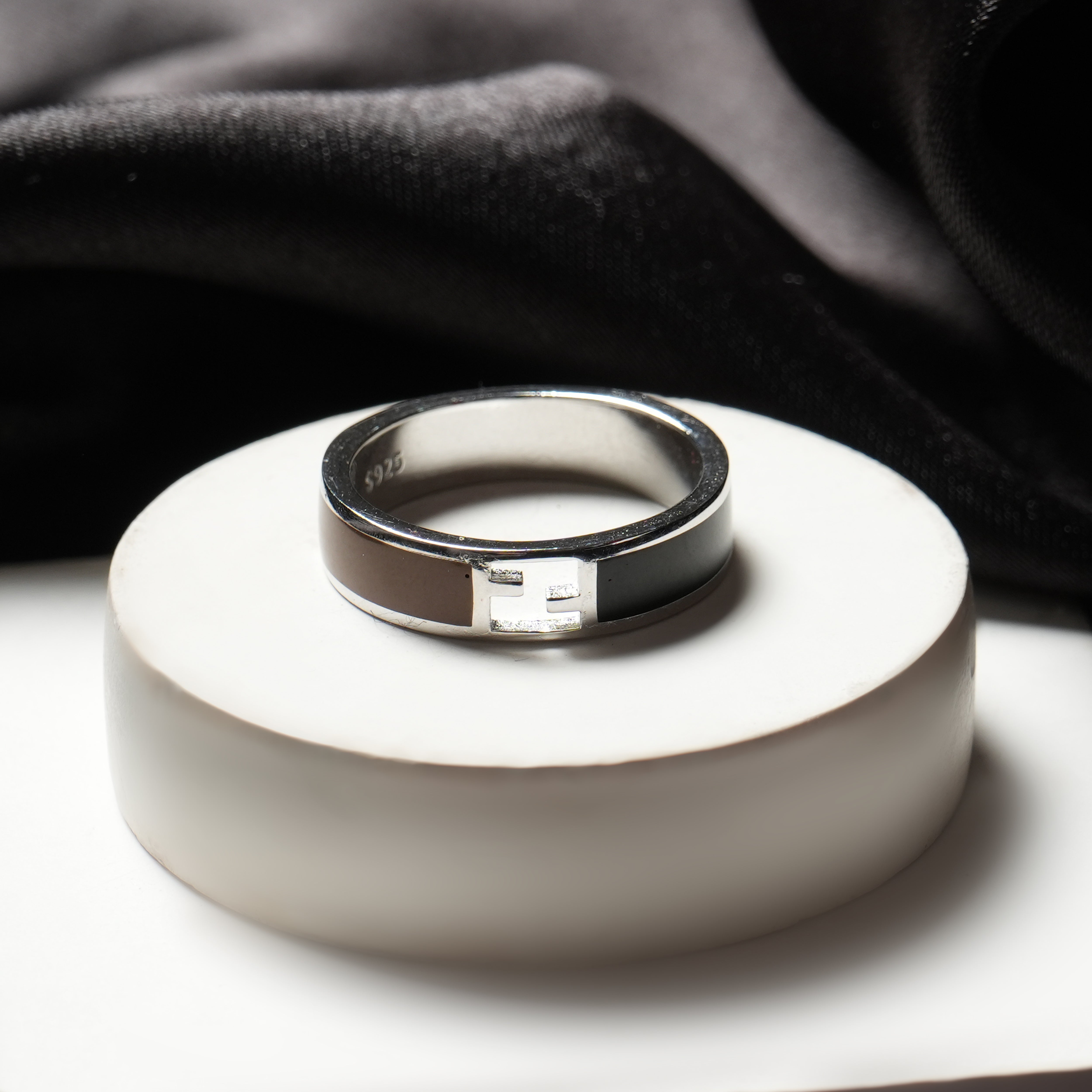 classic silver band ring for men &women
