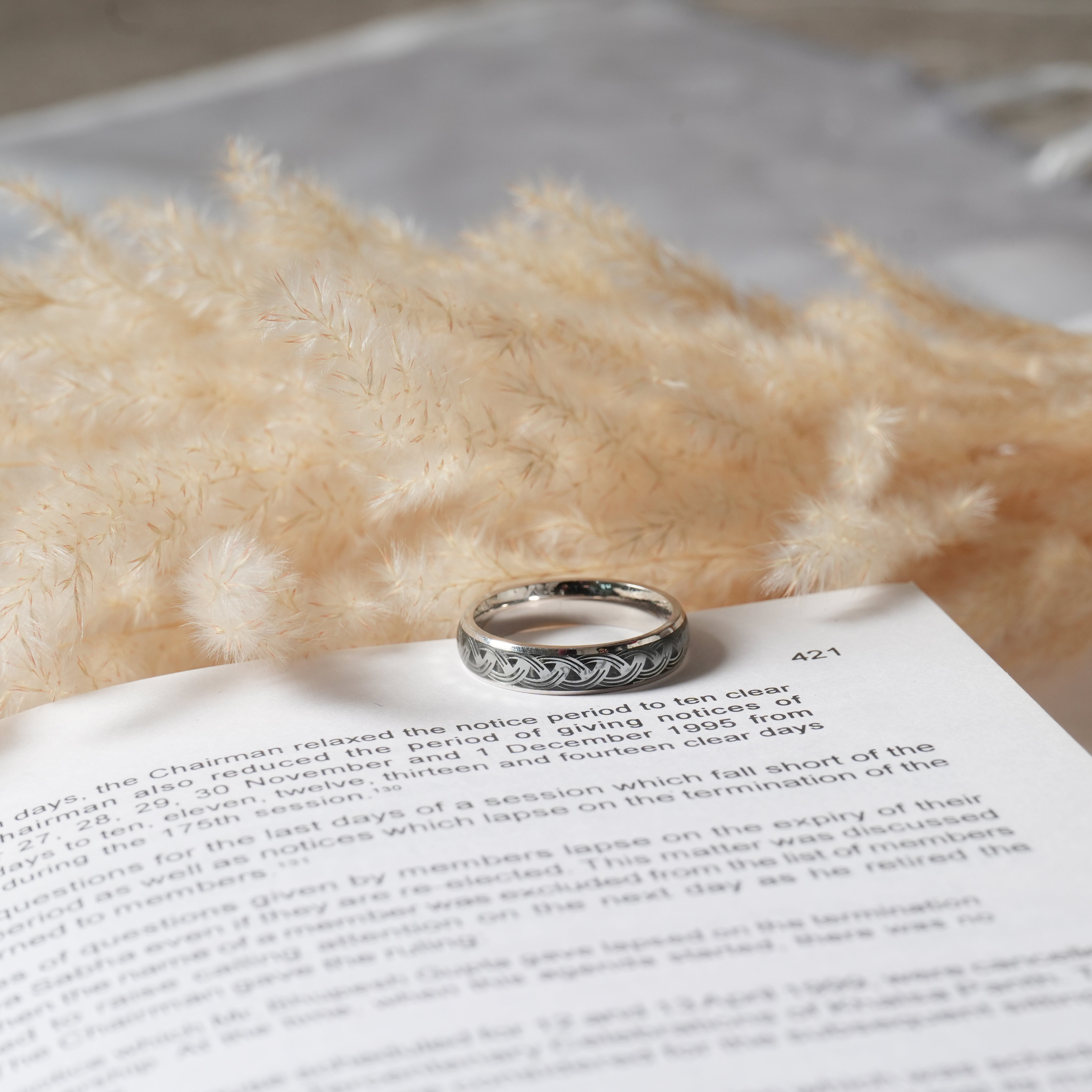 Silver Band Ring for Men & Women