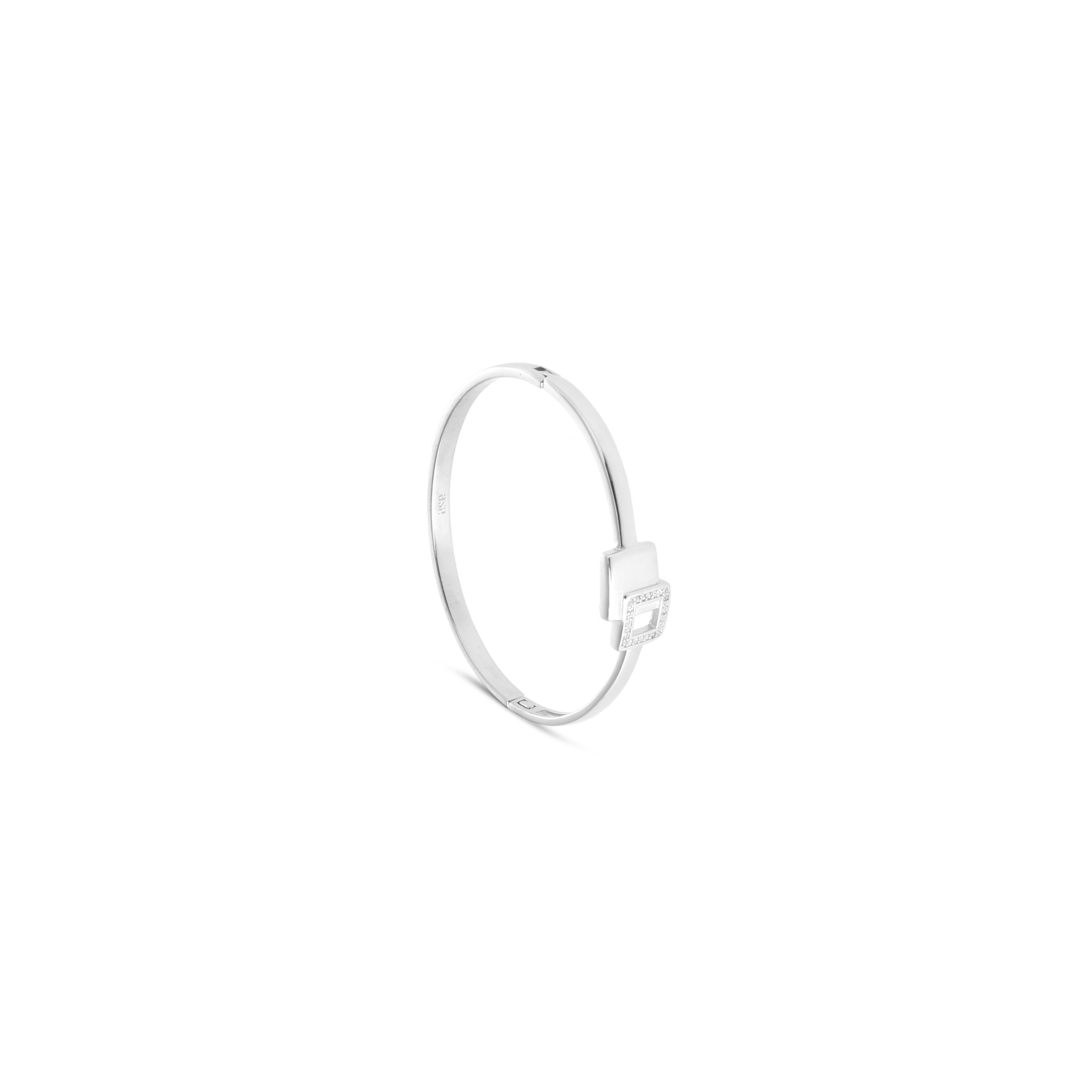 sterling silver kada bracelet for women