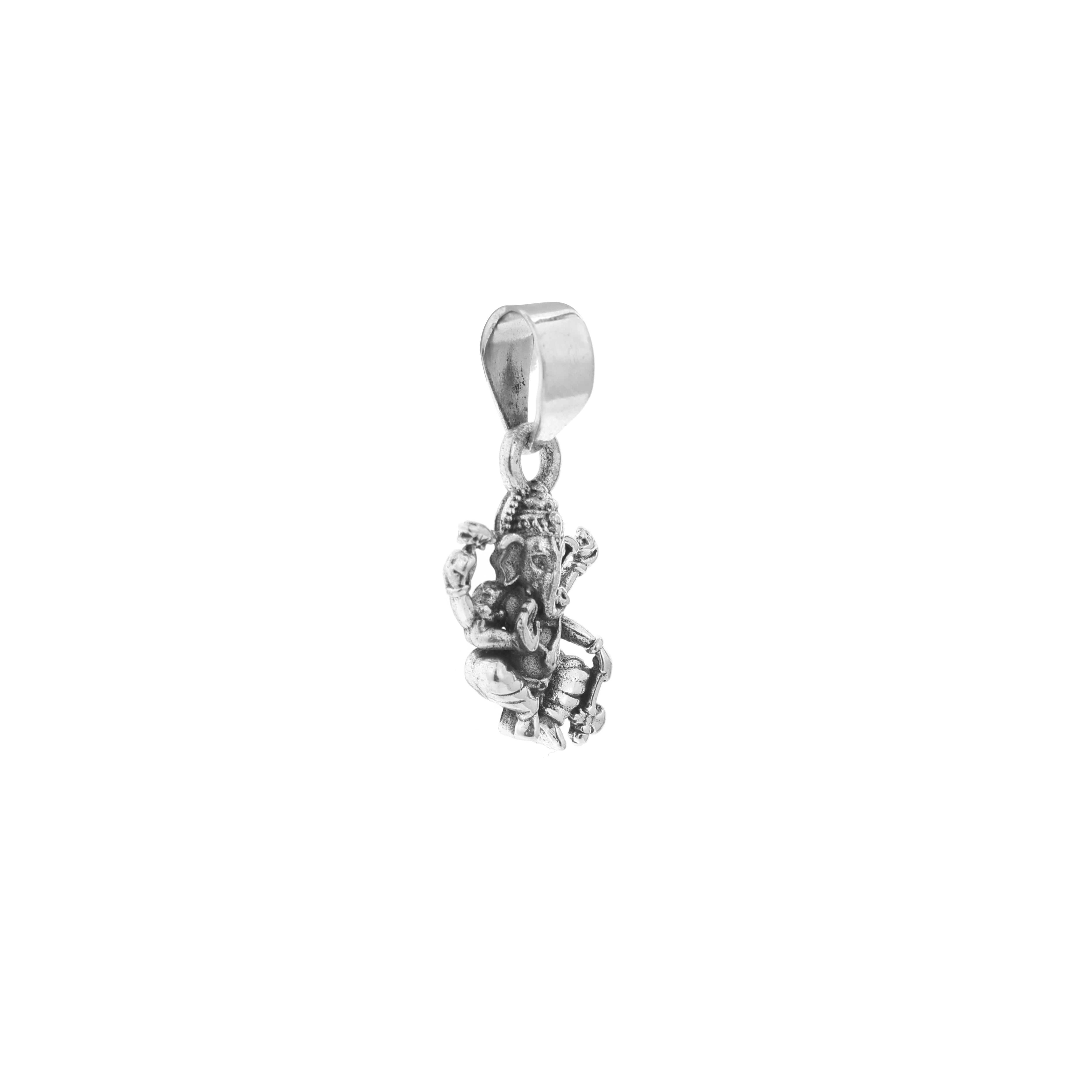 Ganesha sterling silver pendant