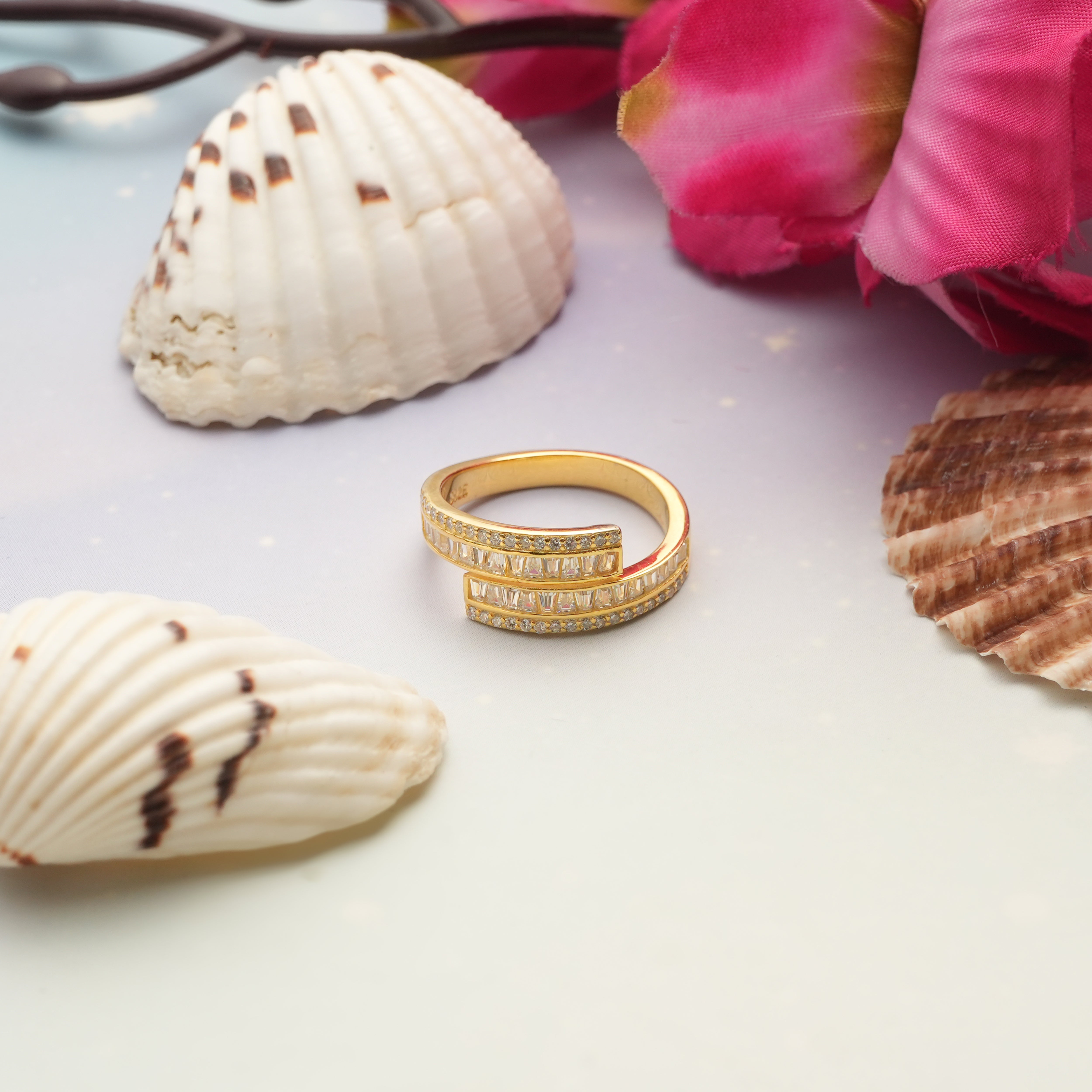 gold plated rings for women