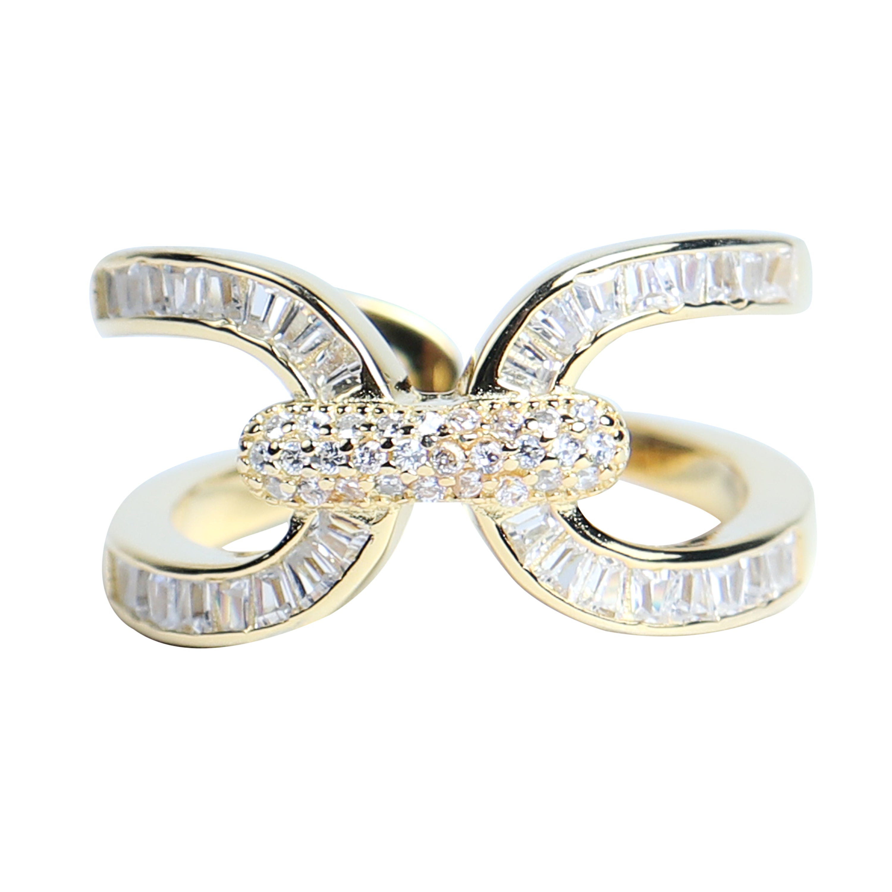 gold plated silver ring for women