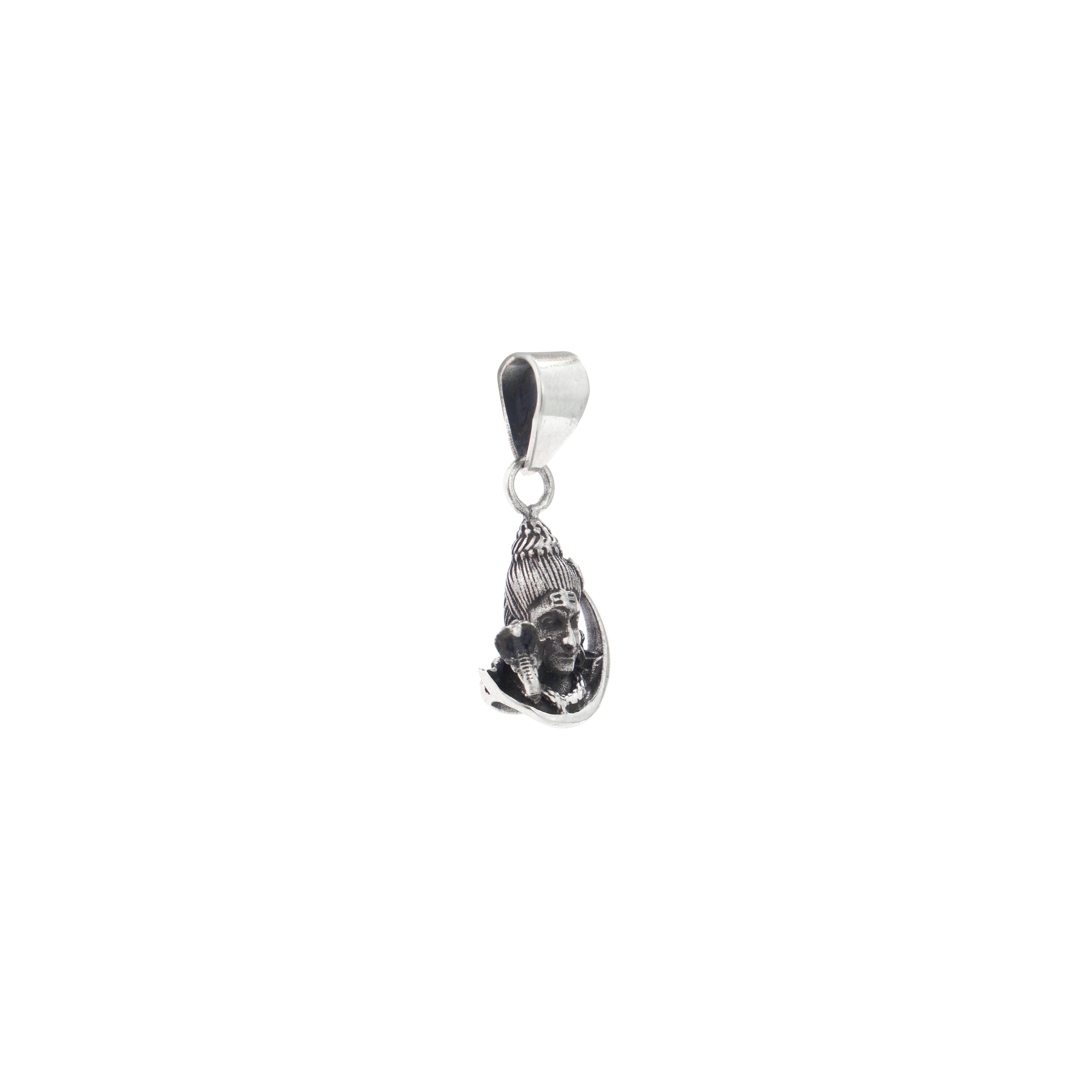 STERLING SILVER MAHADEV PENDANT