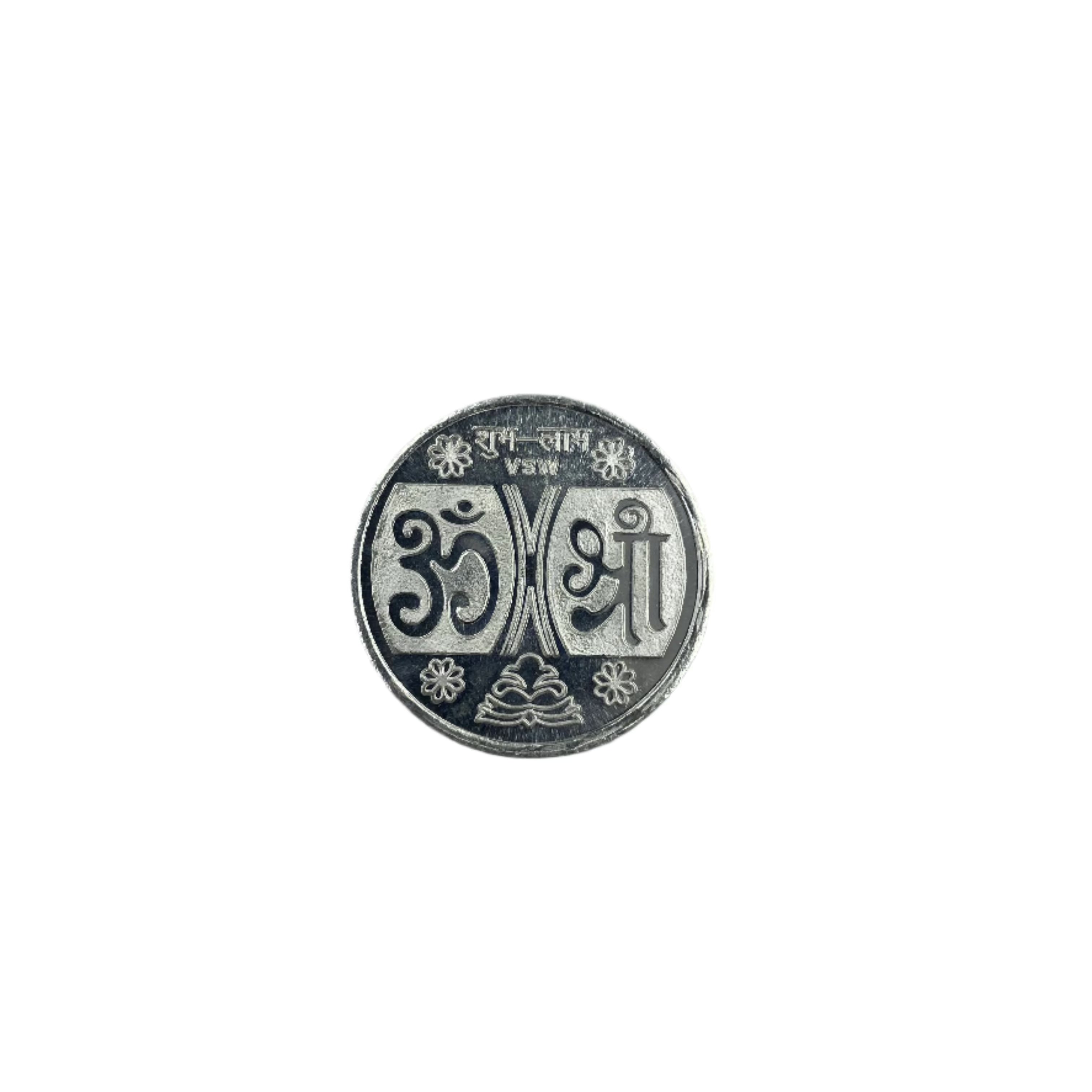 SHUBH LABH PURE SILVER -COINS -999