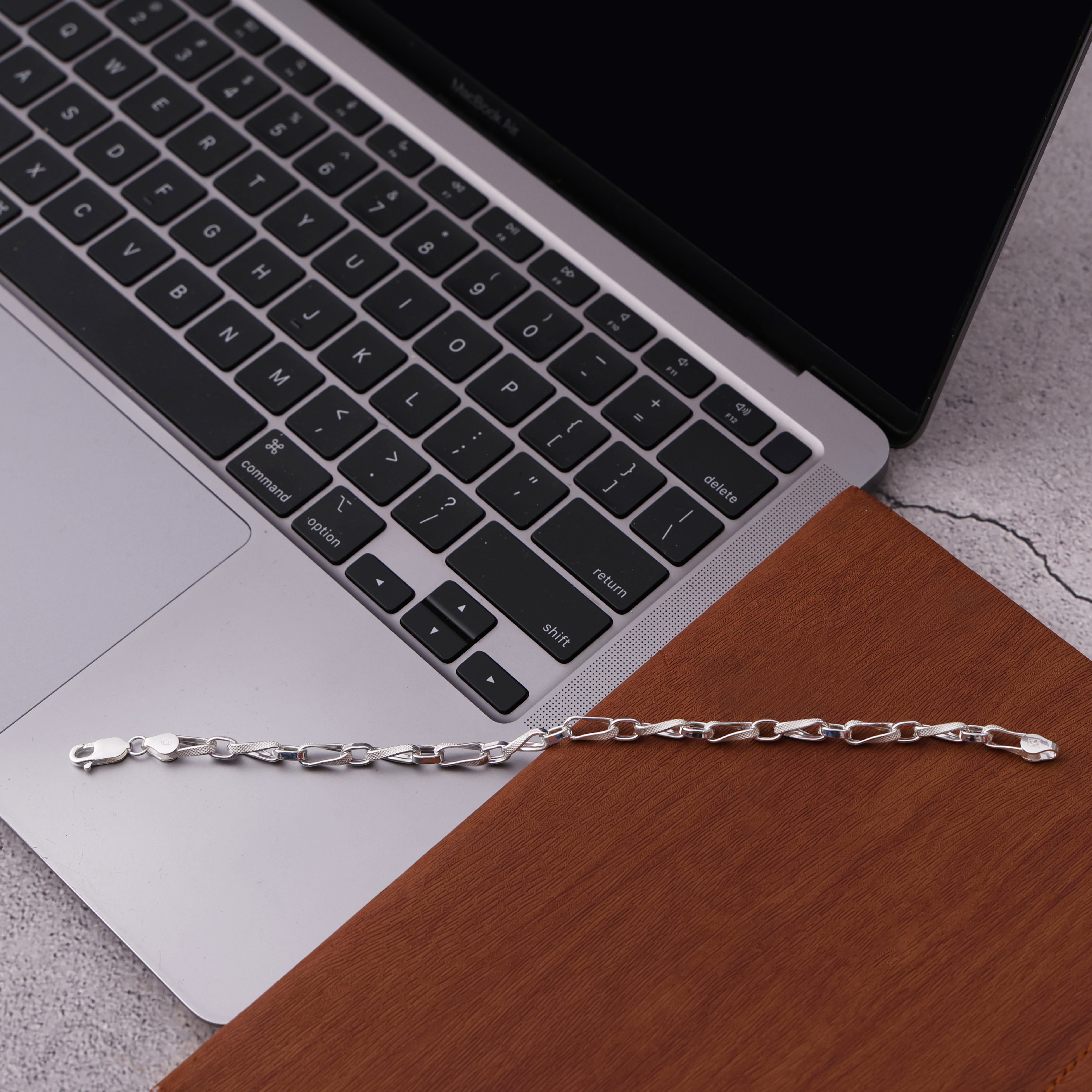 Silver bracelet for men