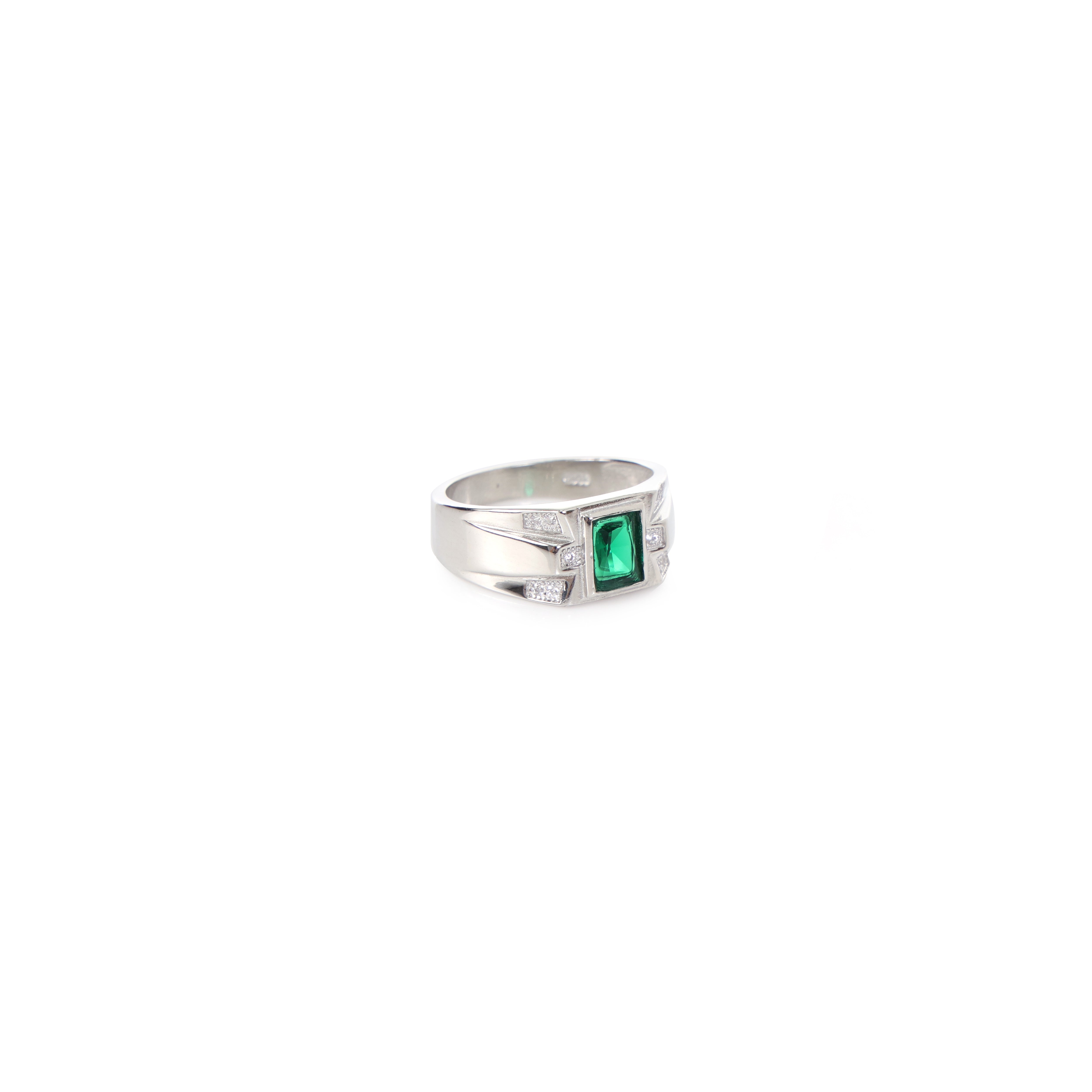 Silver ring for men