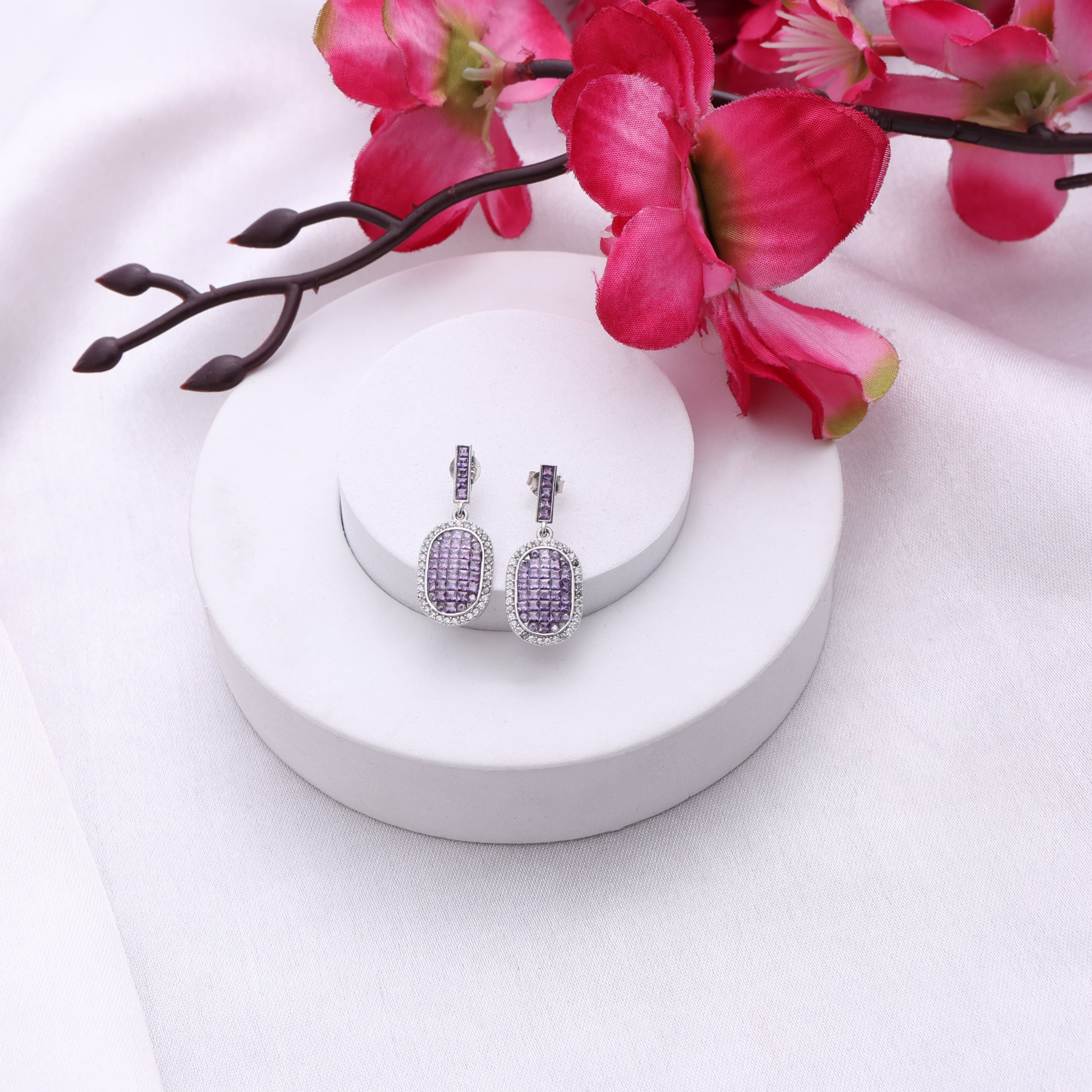 silver earring for women