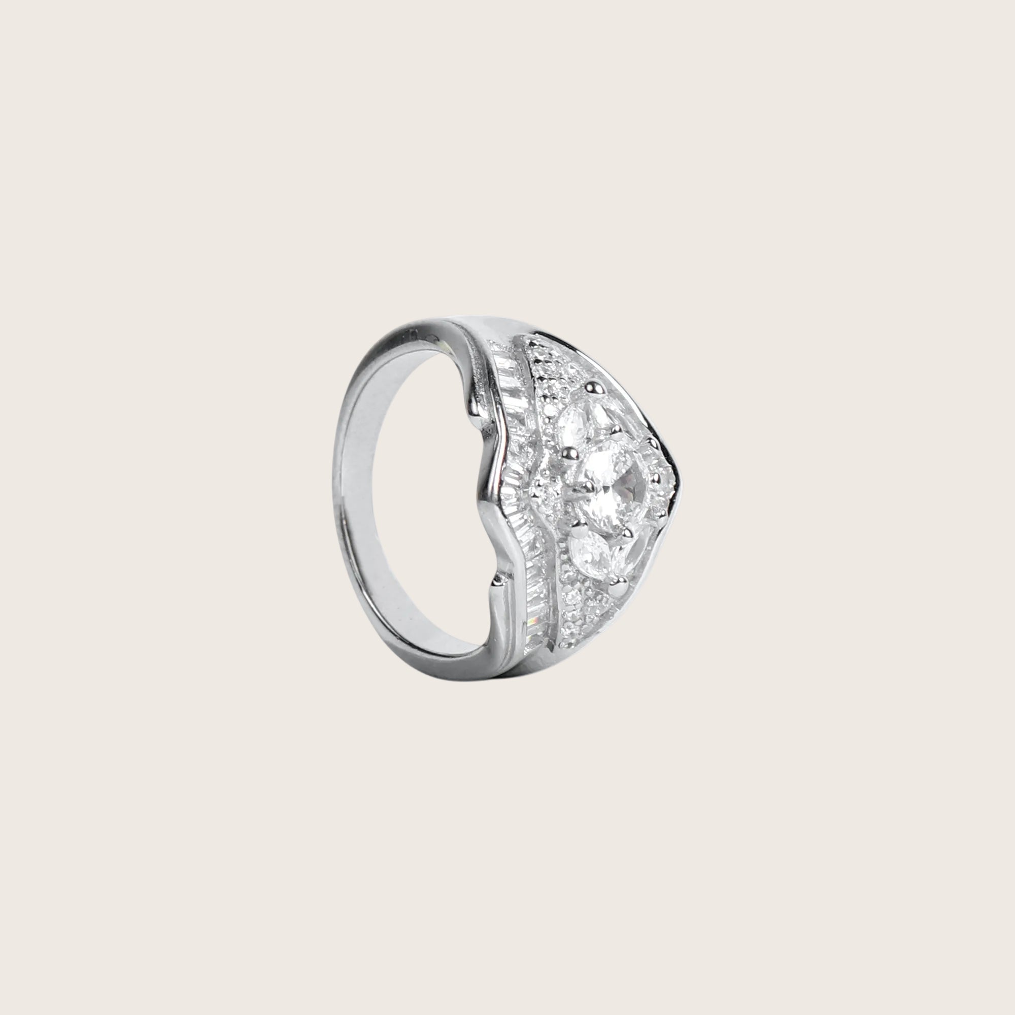 siler ring for women