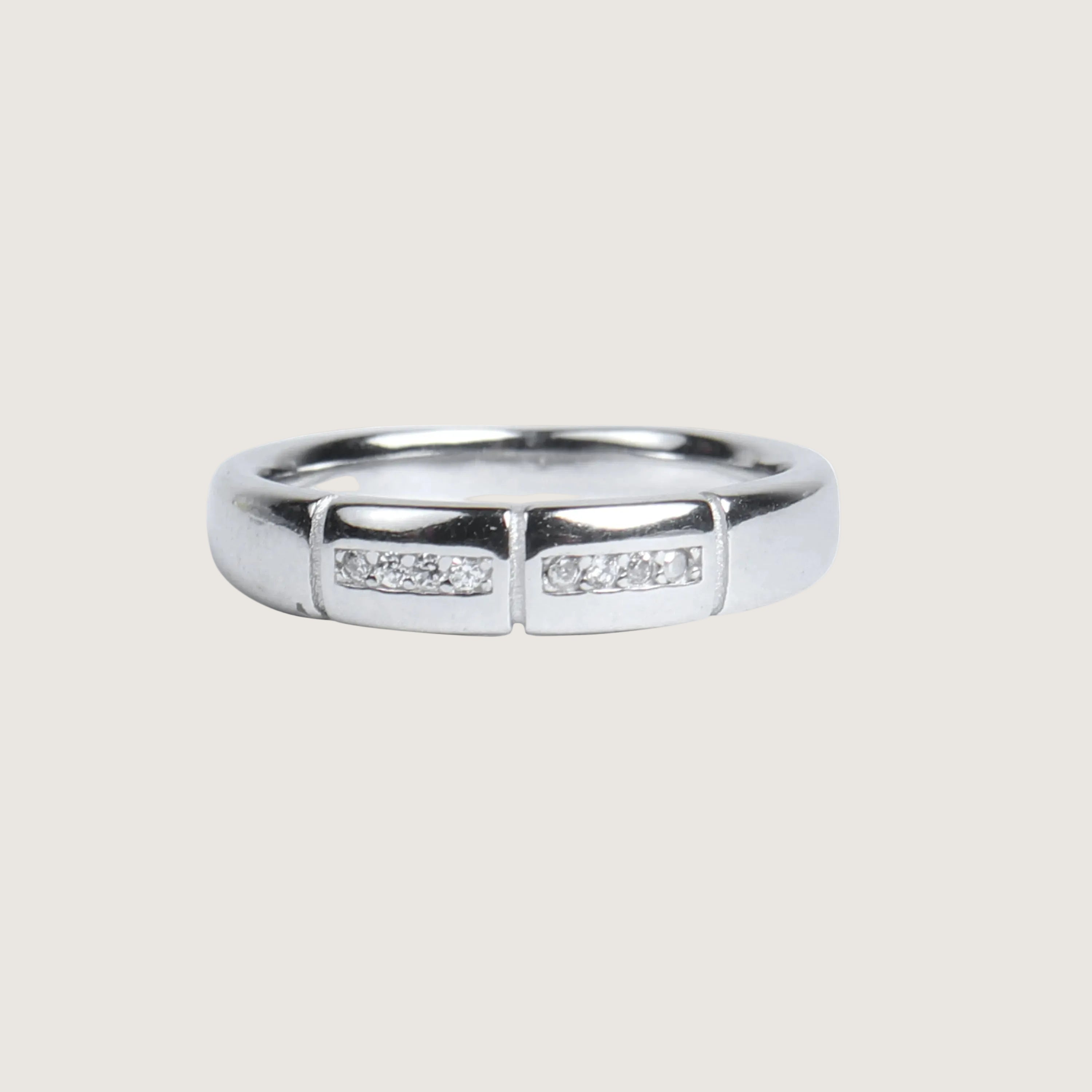 SILVER BAND RING FOR HIS OR HER