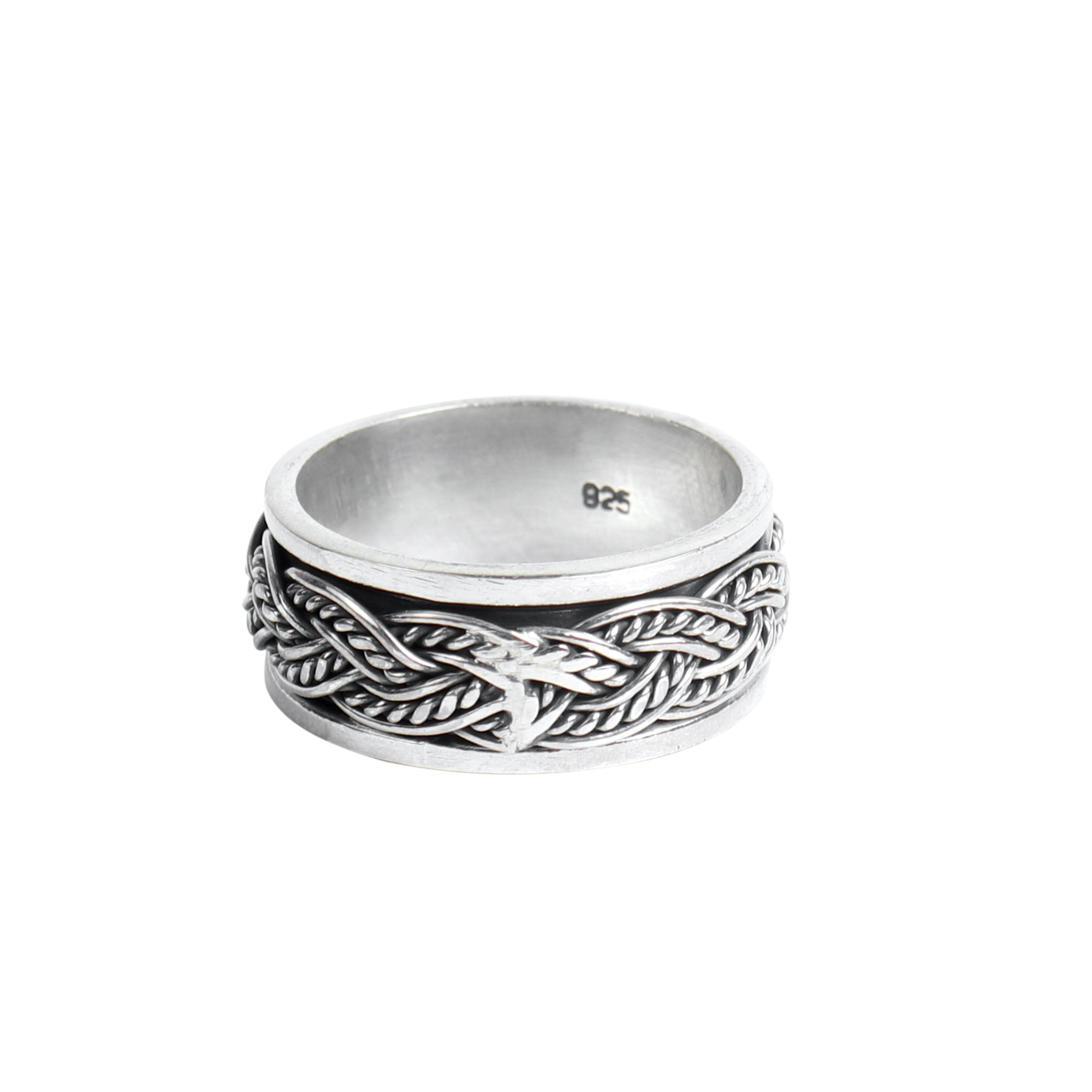 silver thumb ring for men