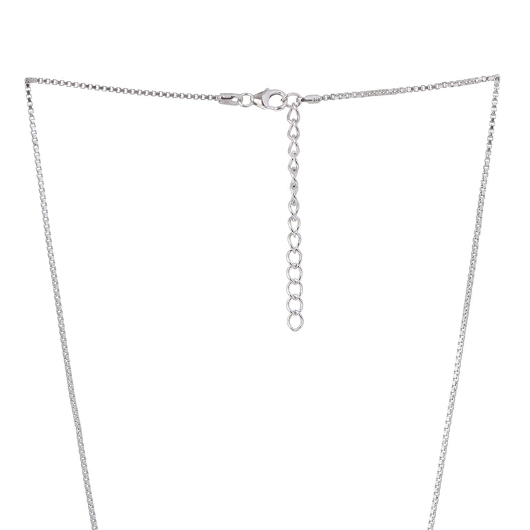 sterling silver infinite necklace for women