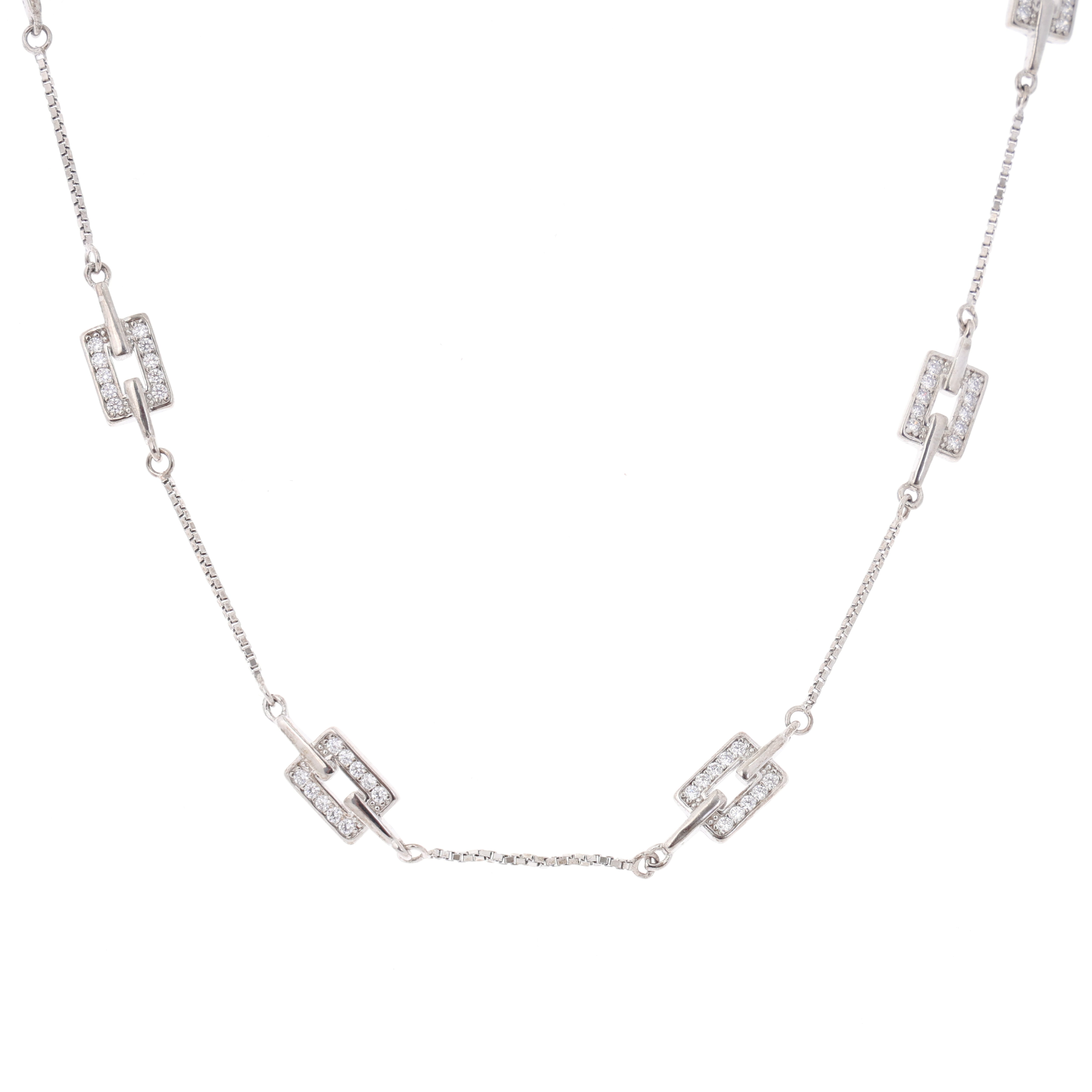 Sterling silver necklace for women