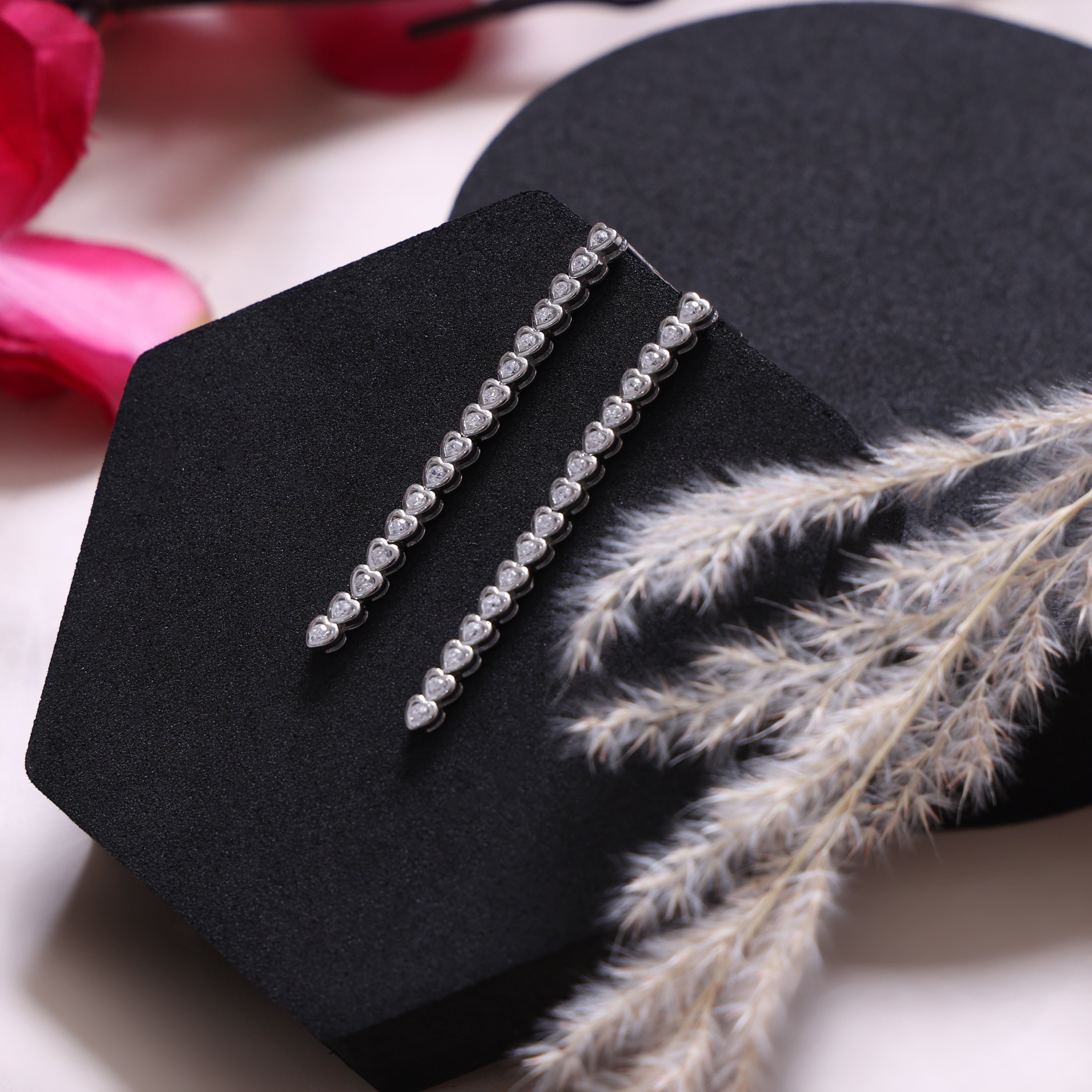 silver earring for women