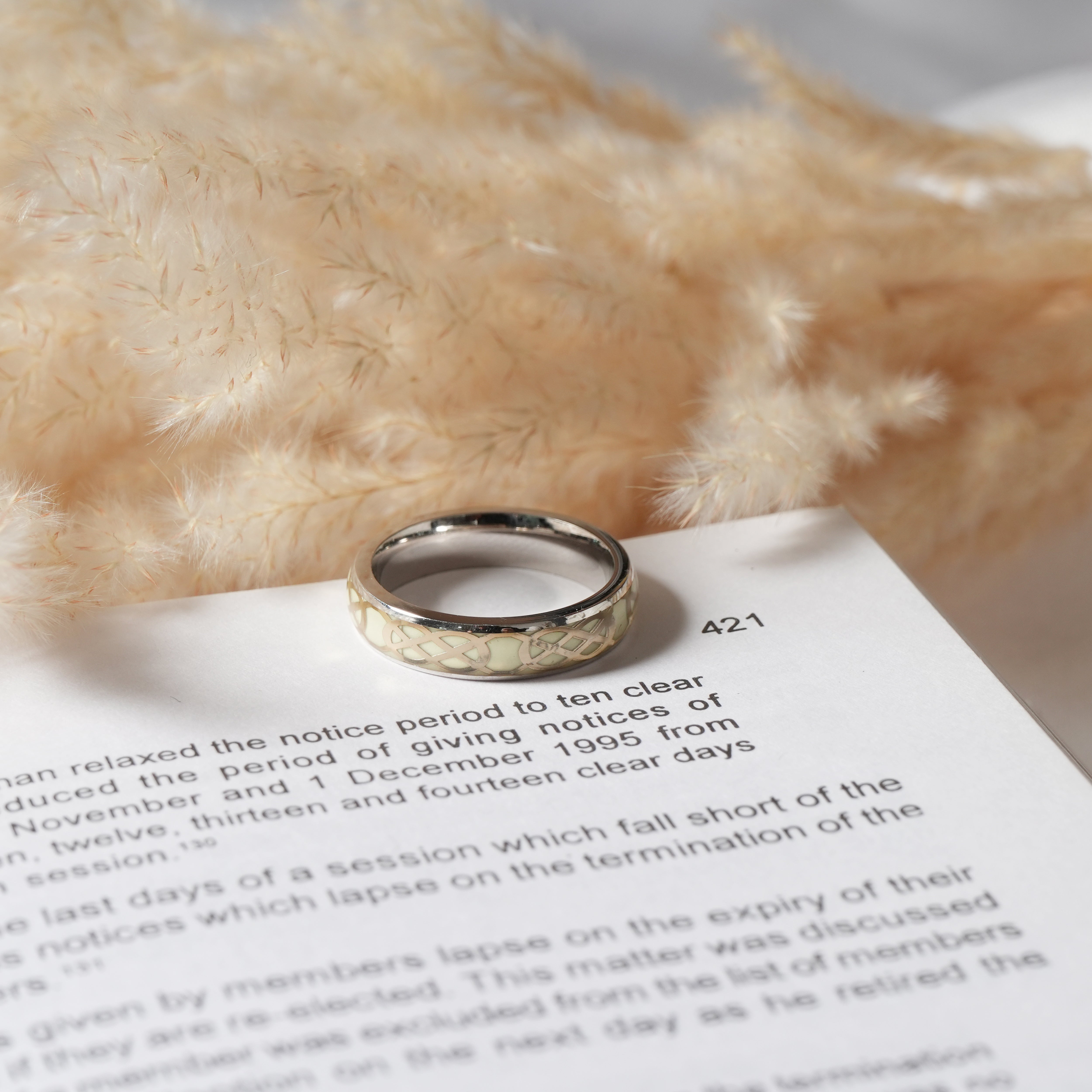 silver band ring for men & women