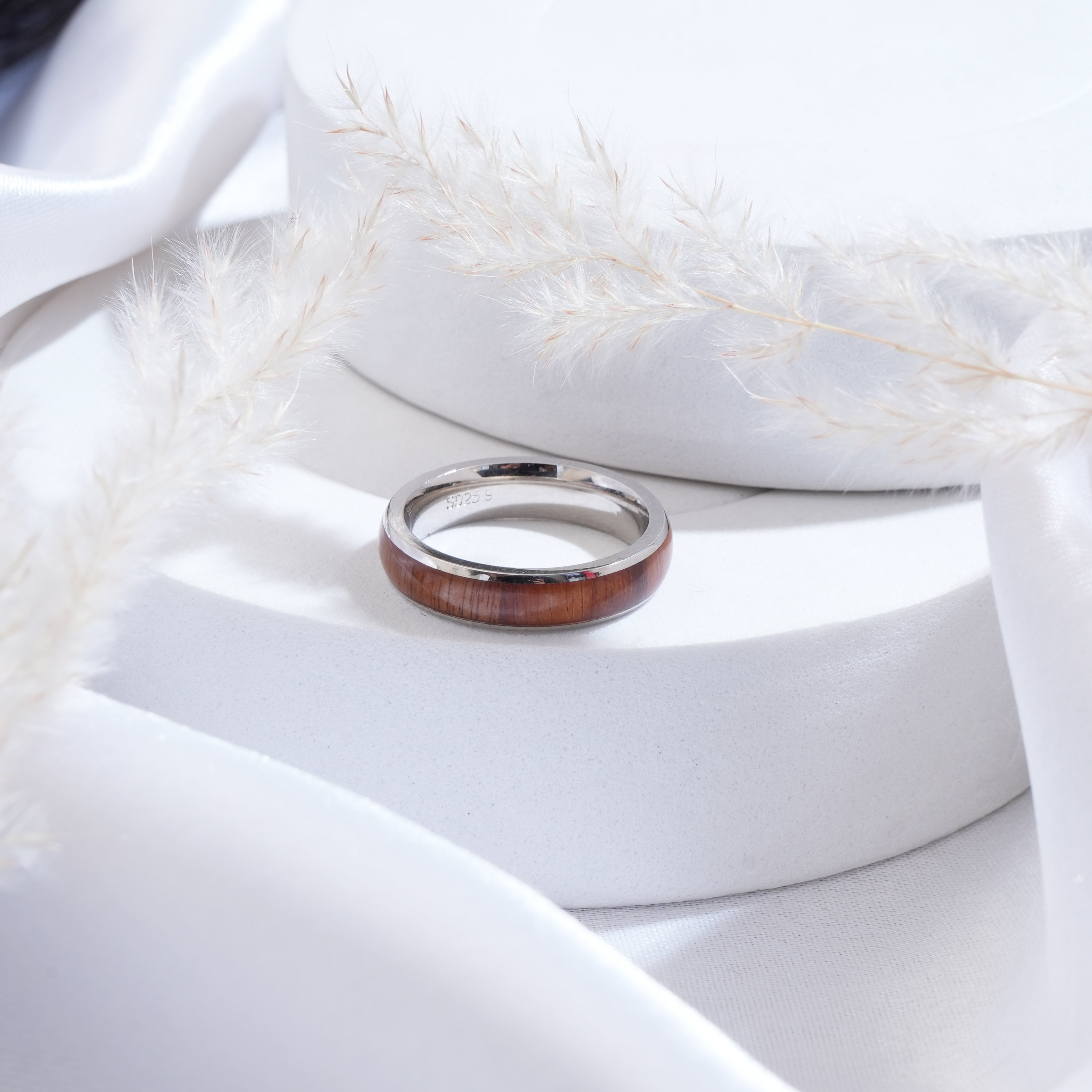 Silver band ring for women & men