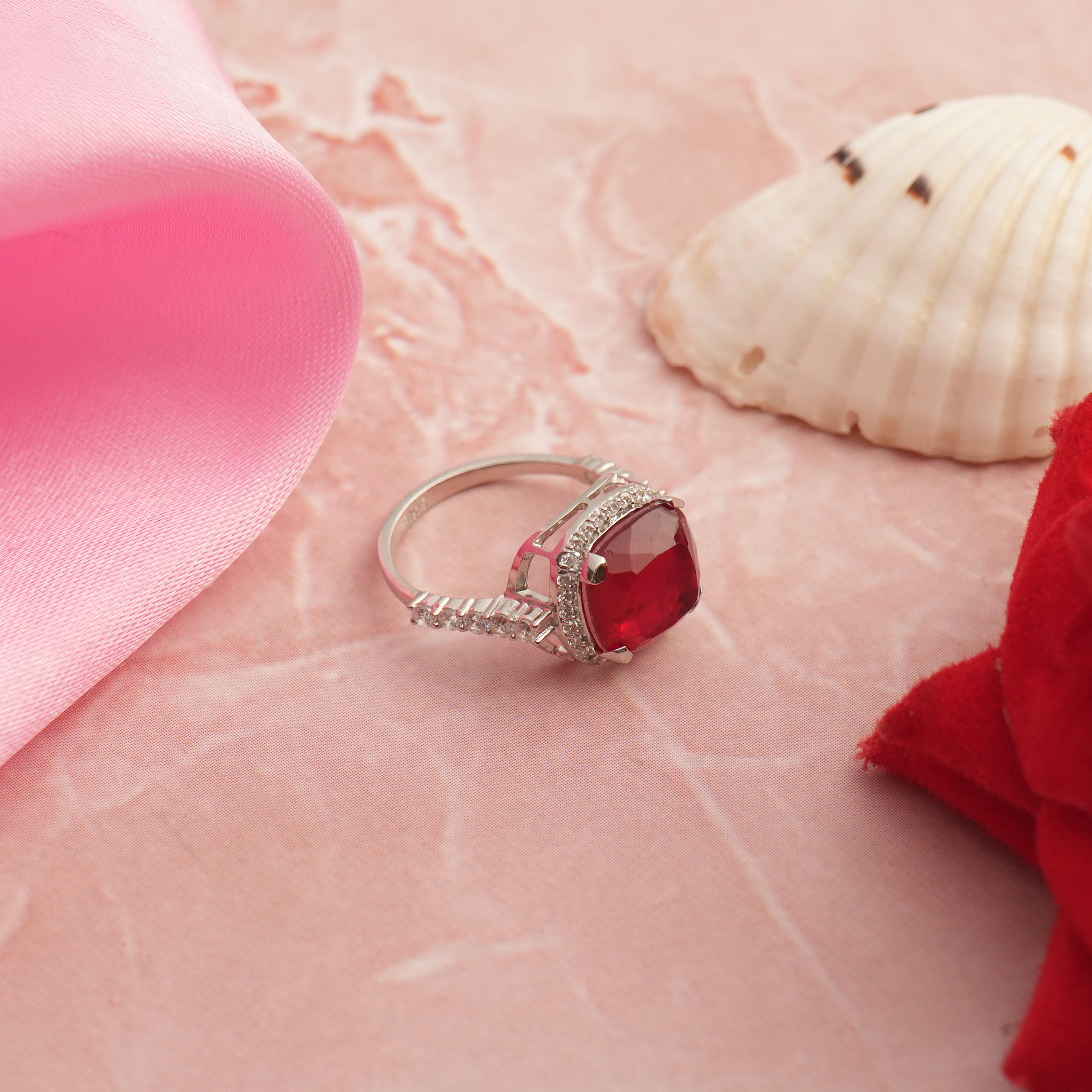 silver ring or women