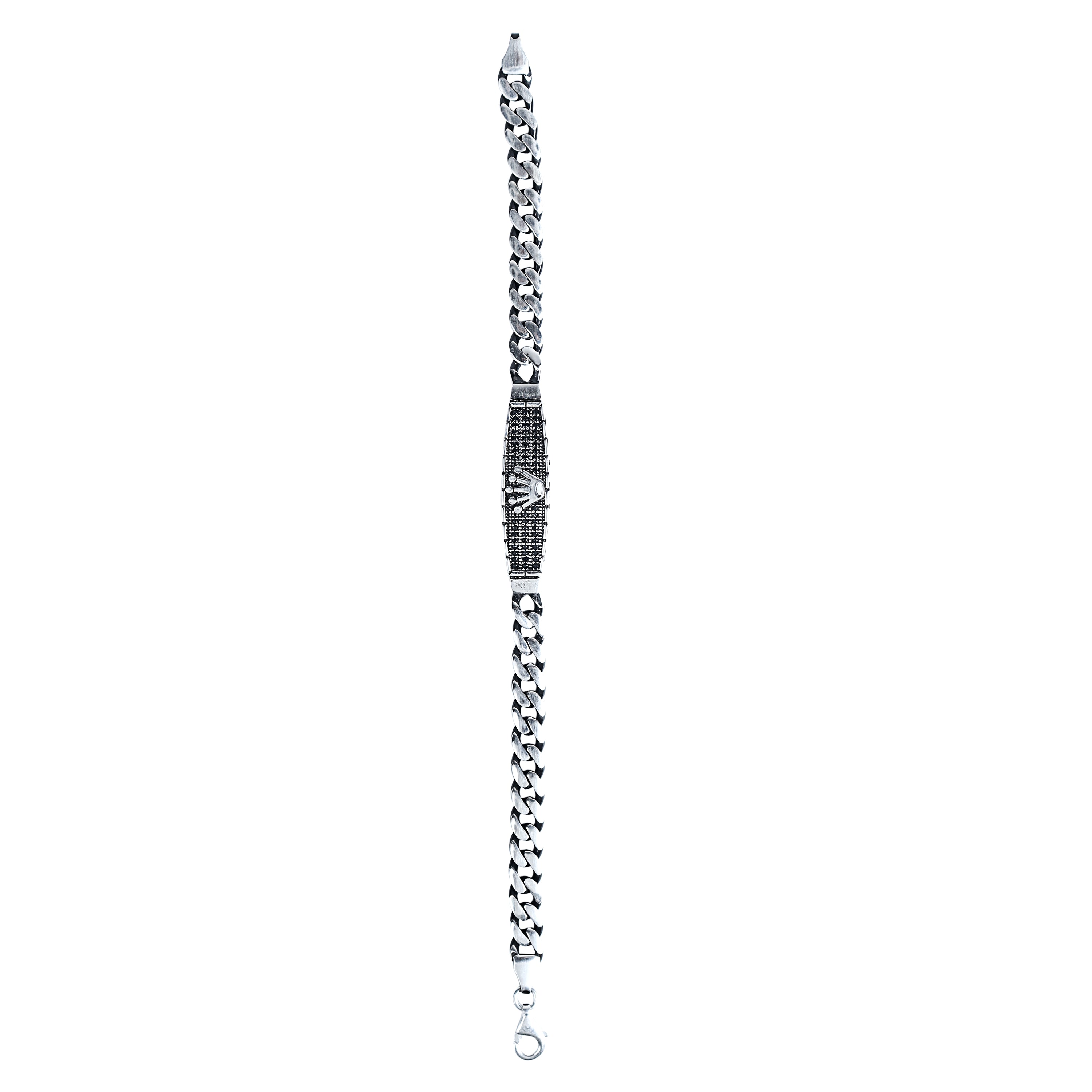 silver king bracelet for men