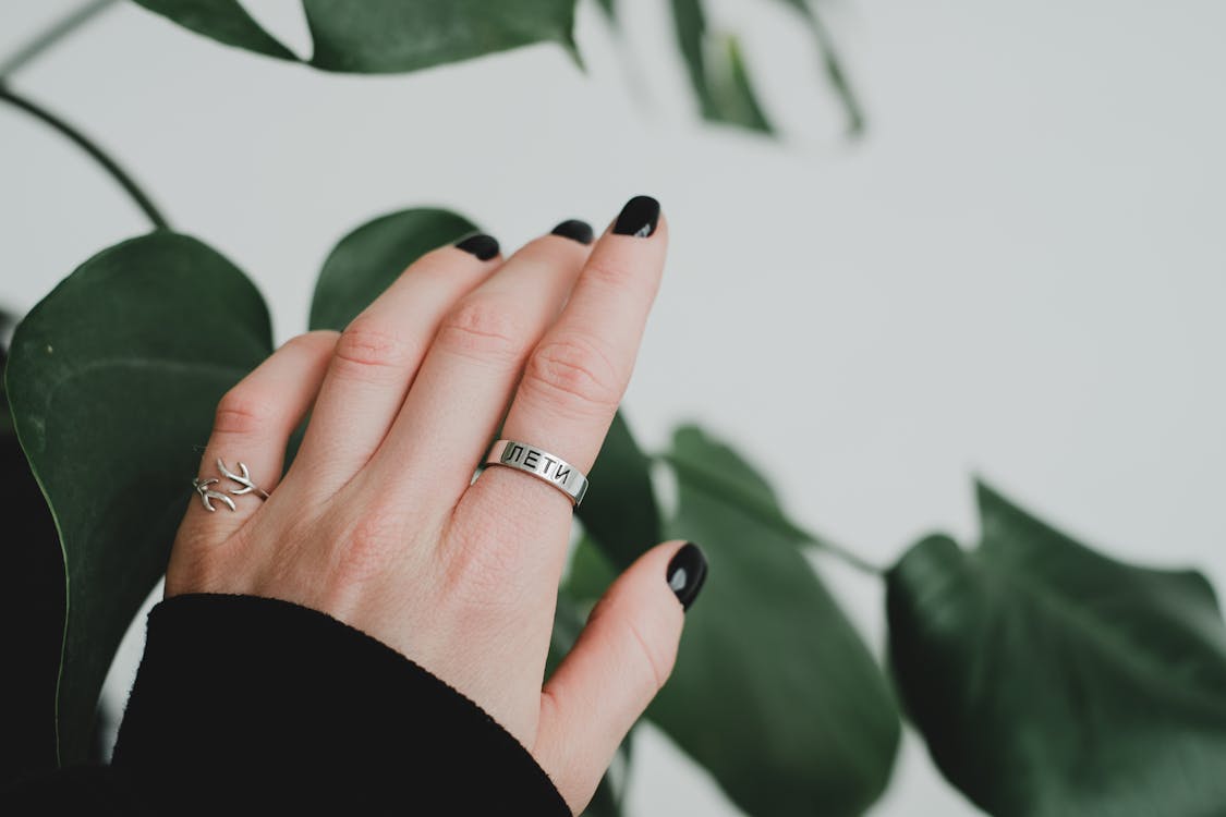 Silver ring for women
