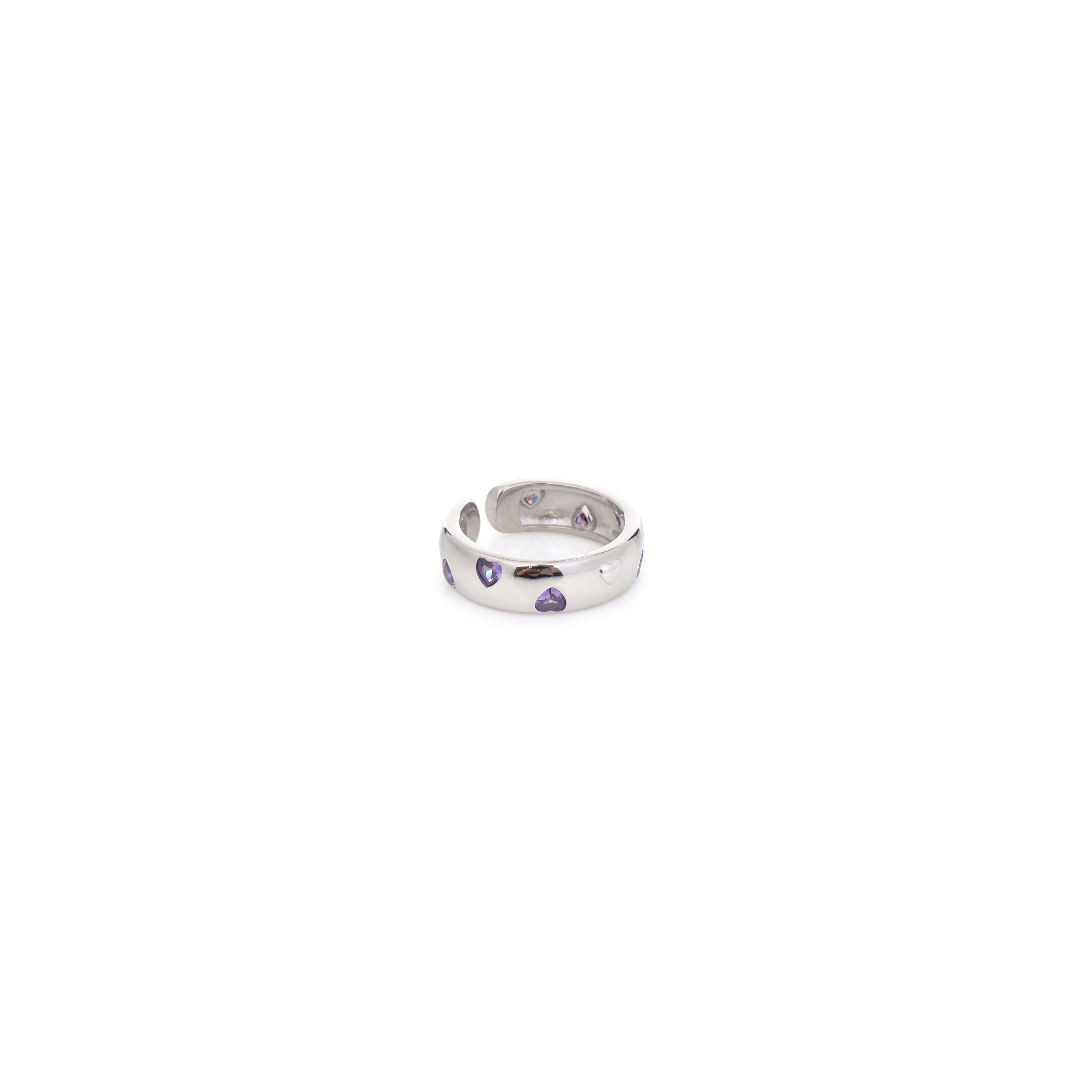 adjustable silver ring for men & women