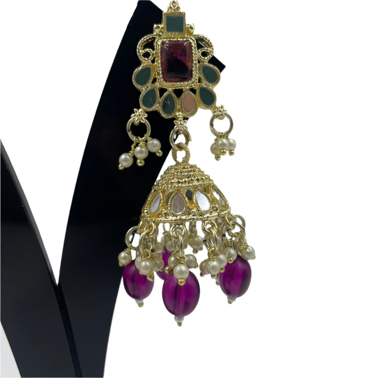 Bridal Wine Heavy Jhumka