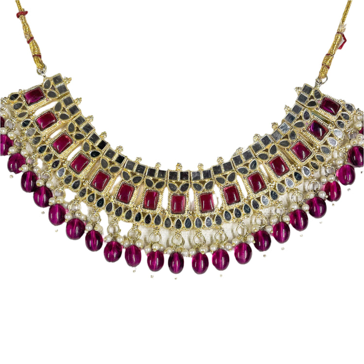 Bridal Wine colour necklace