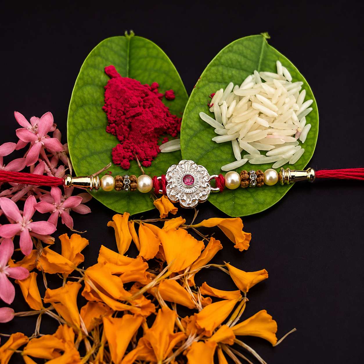 Bloom Silver Rakhi