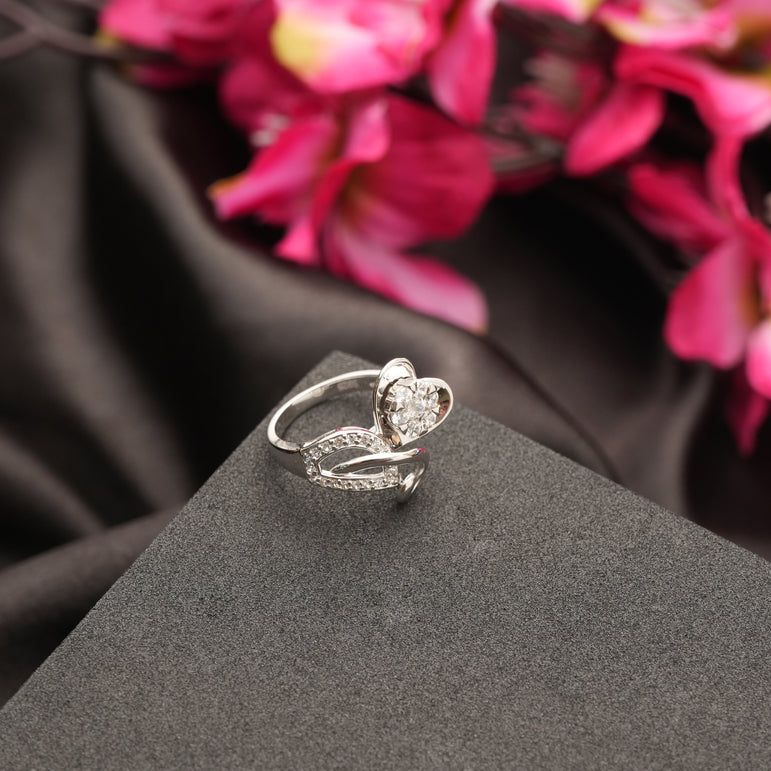 HEART STERLING SILVER LOVE RING