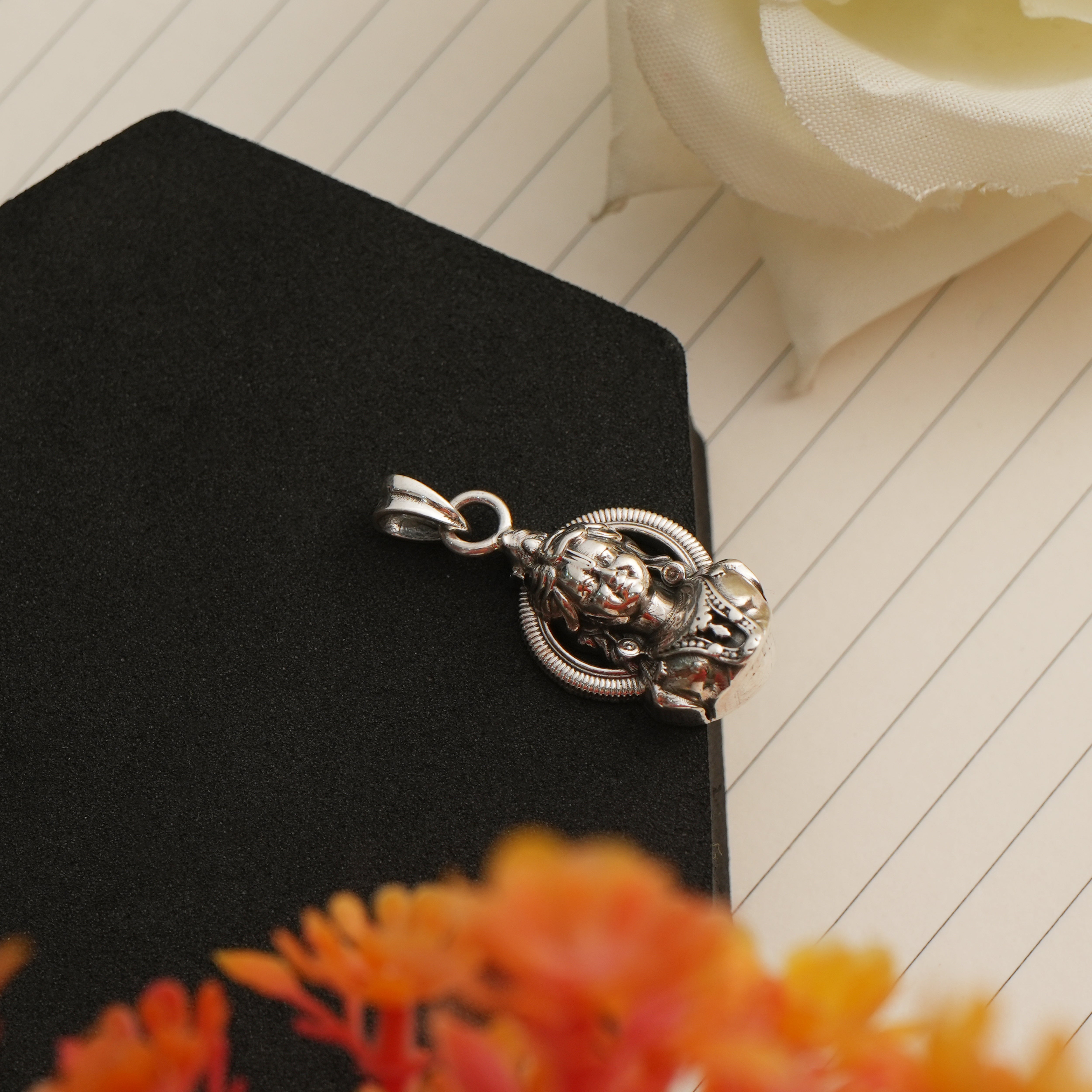 SHRI RAM JI STERLING SILVER PENDANT