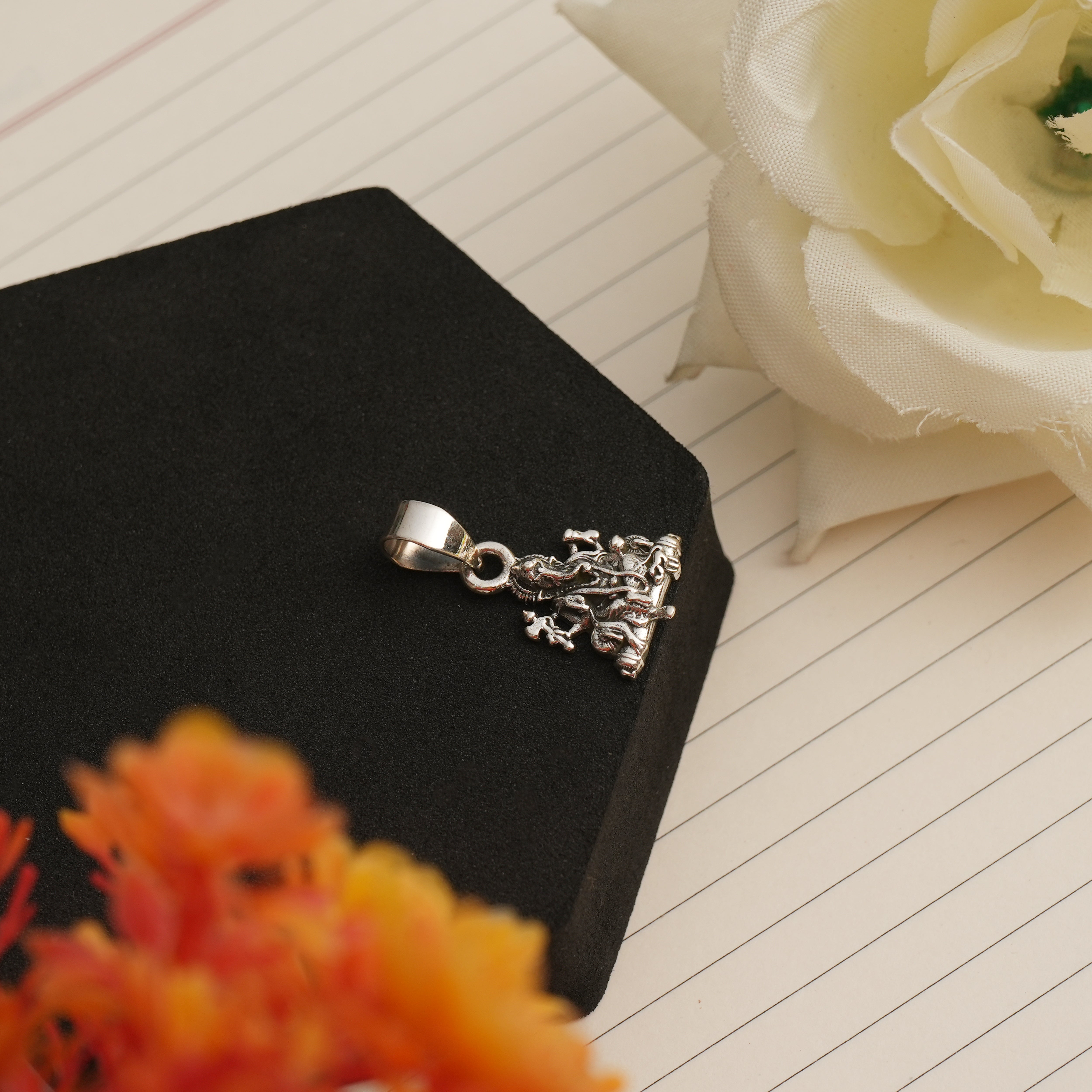 Ganesh JI Sterling Silver Pendent for Men