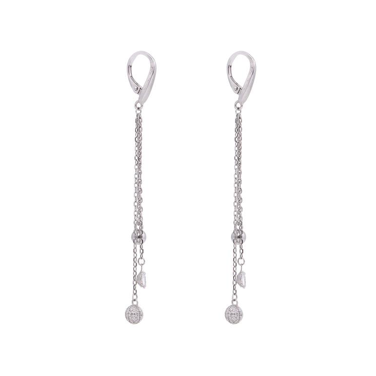 silver earring for women