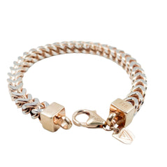 ROSE GOLD PLATED BRACELET WITH KNOT DESIGN FOR MEN