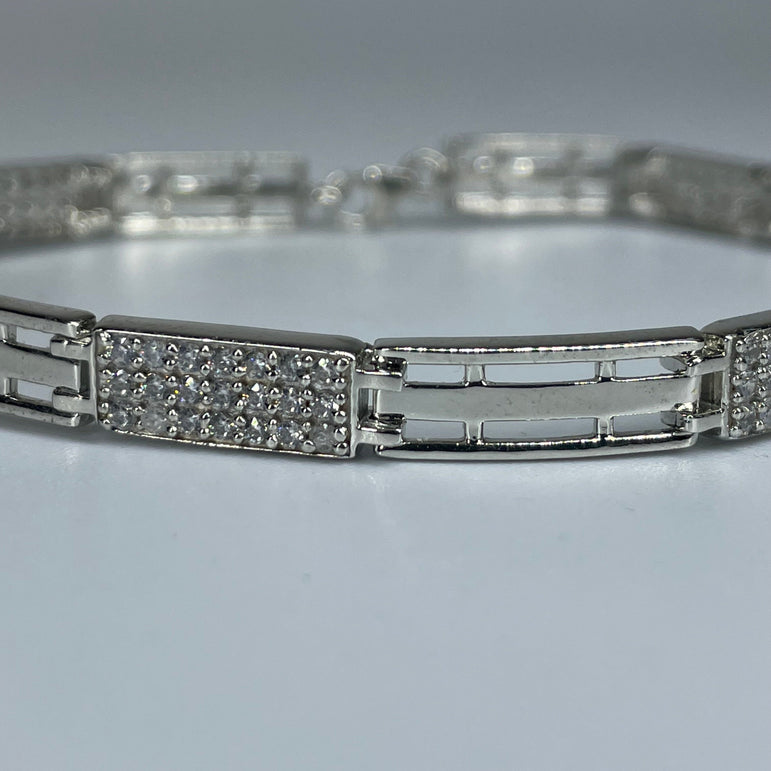 SILVER THIN SHINY BRACELET FOR WOMEN