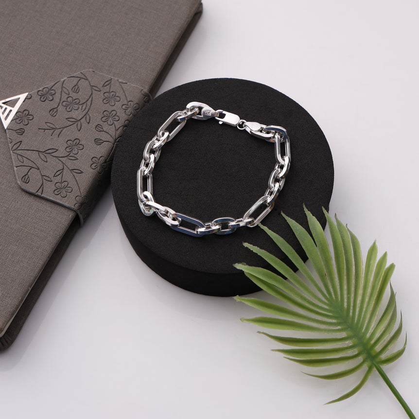 Link Silver Bracelet for Men