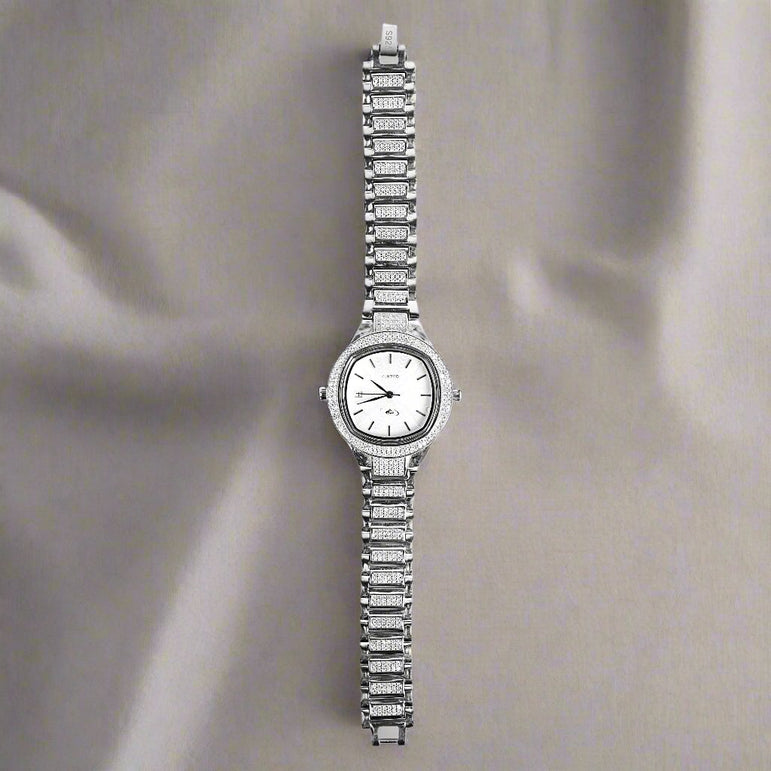 Luxe Men Silver Watch