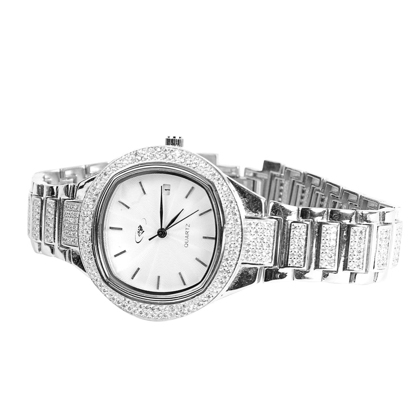 Luxe Men Silver Watch