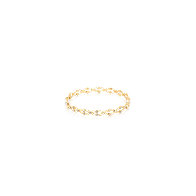 GOLDEN COLOR STERLING SILVER CONVERTIBLE RING