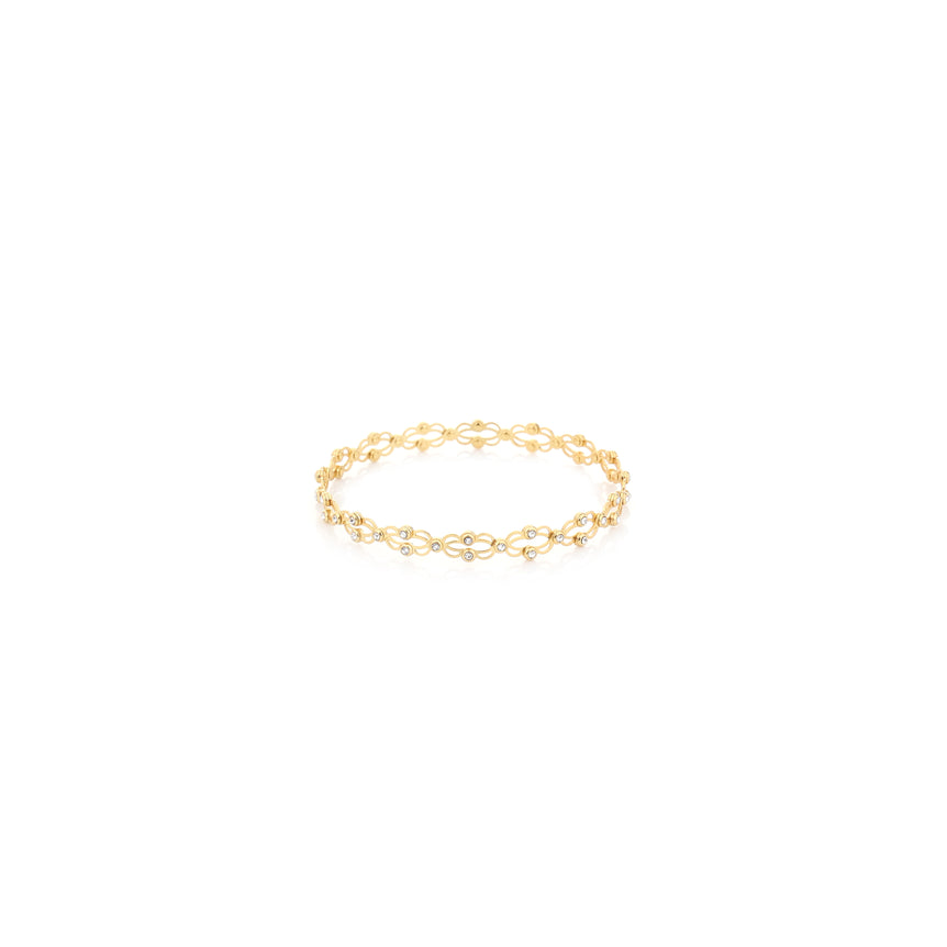 GOLDEN COLOR STERLING SILVER CONVERTIBLE RING