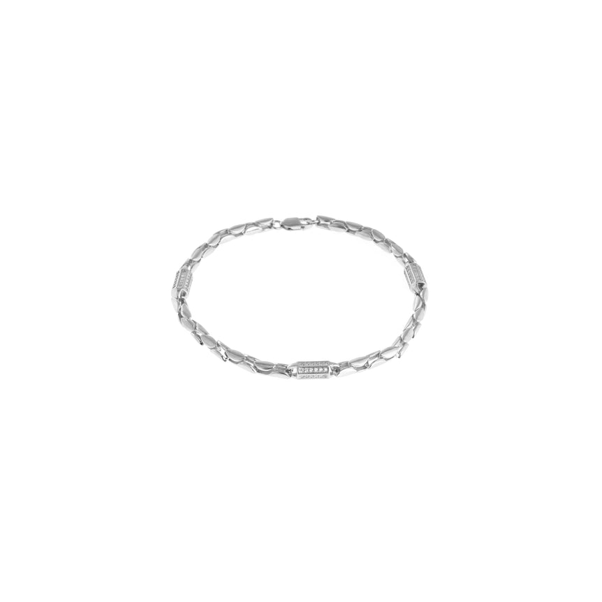 TRISHHNA STERLING SILVER CHAIN BRACELET FOR BOTH