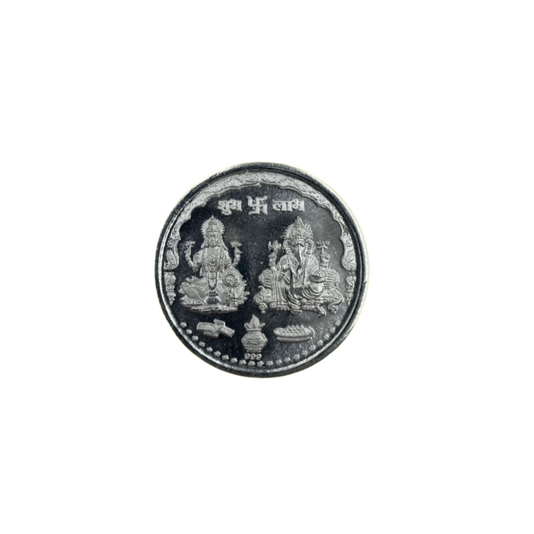 SHUBH LABH PURE SILVER -COINS -999