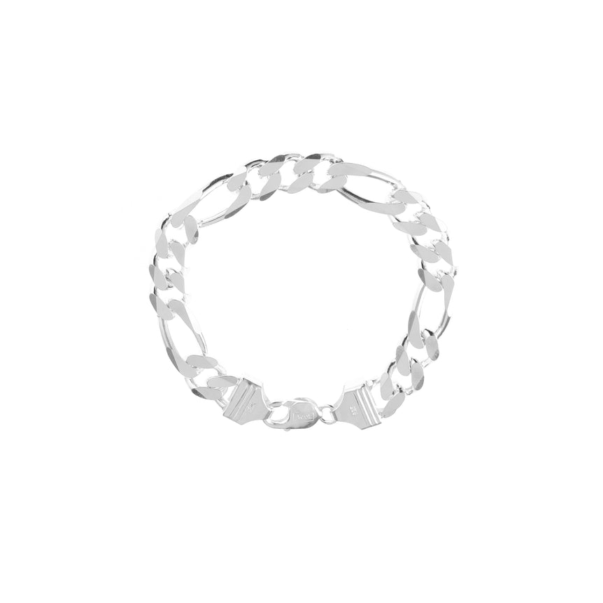 Muscular Volume Sterling Silver Bracelet for Men