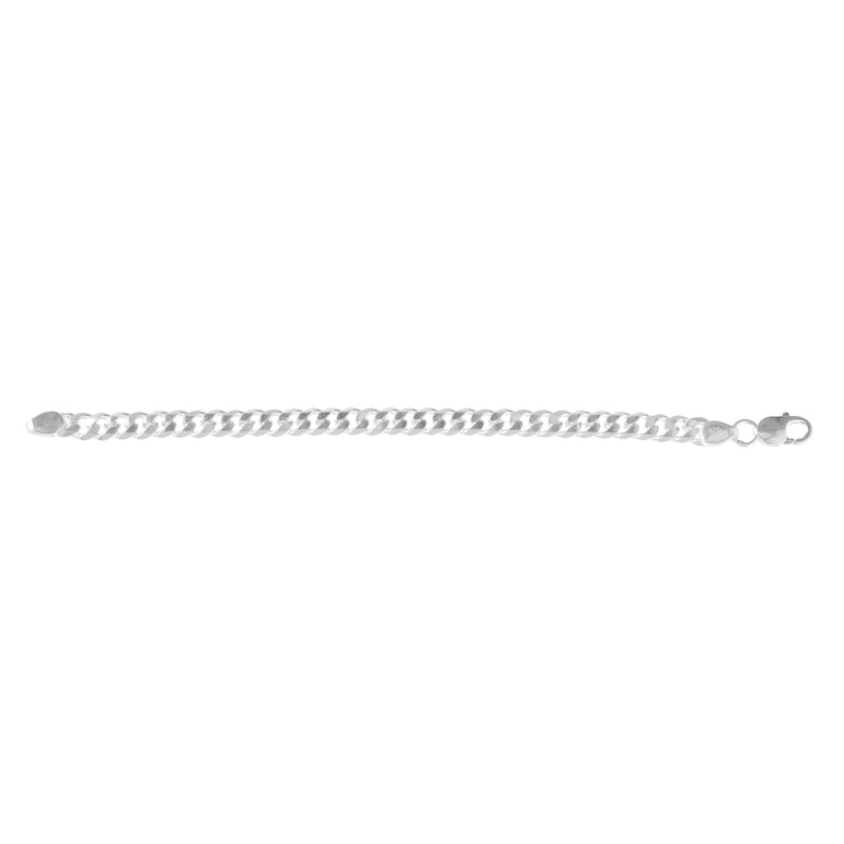 CUBAN LINK CHAIN SILVER BRACELET FOR MEN