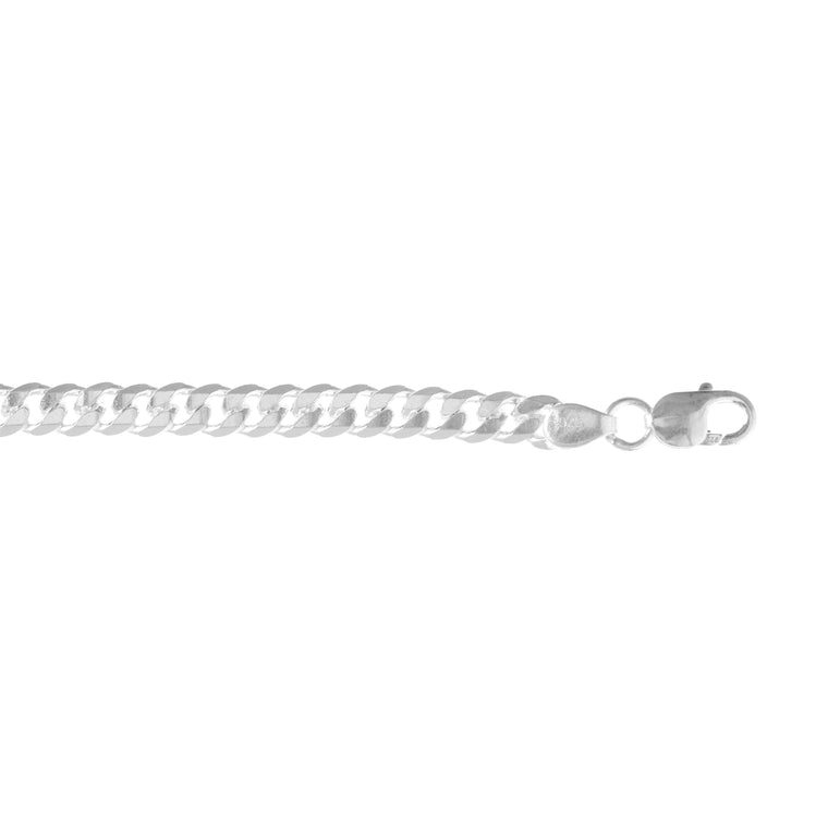 CUBAN LINK CHAIN SILVER BRACELET FOR MEN