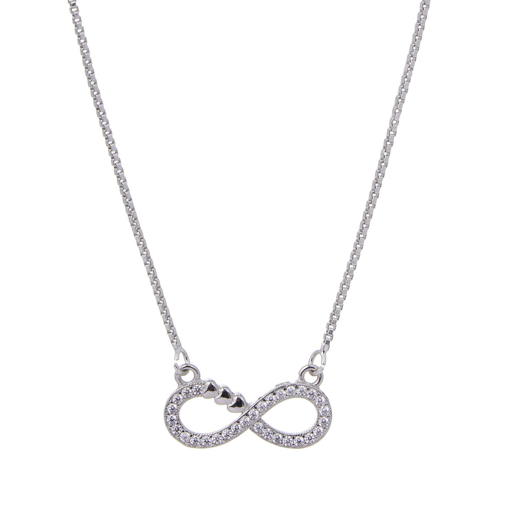 STERLING SILVER INFINITE NECKLACE