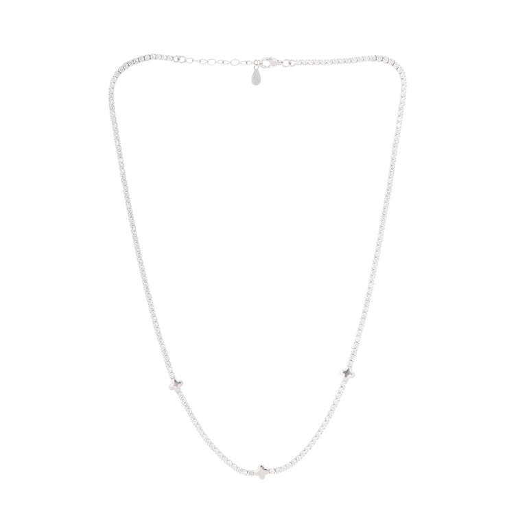 MINIMALIST SILVER CHAIN NECKLACE FOR WOMEN