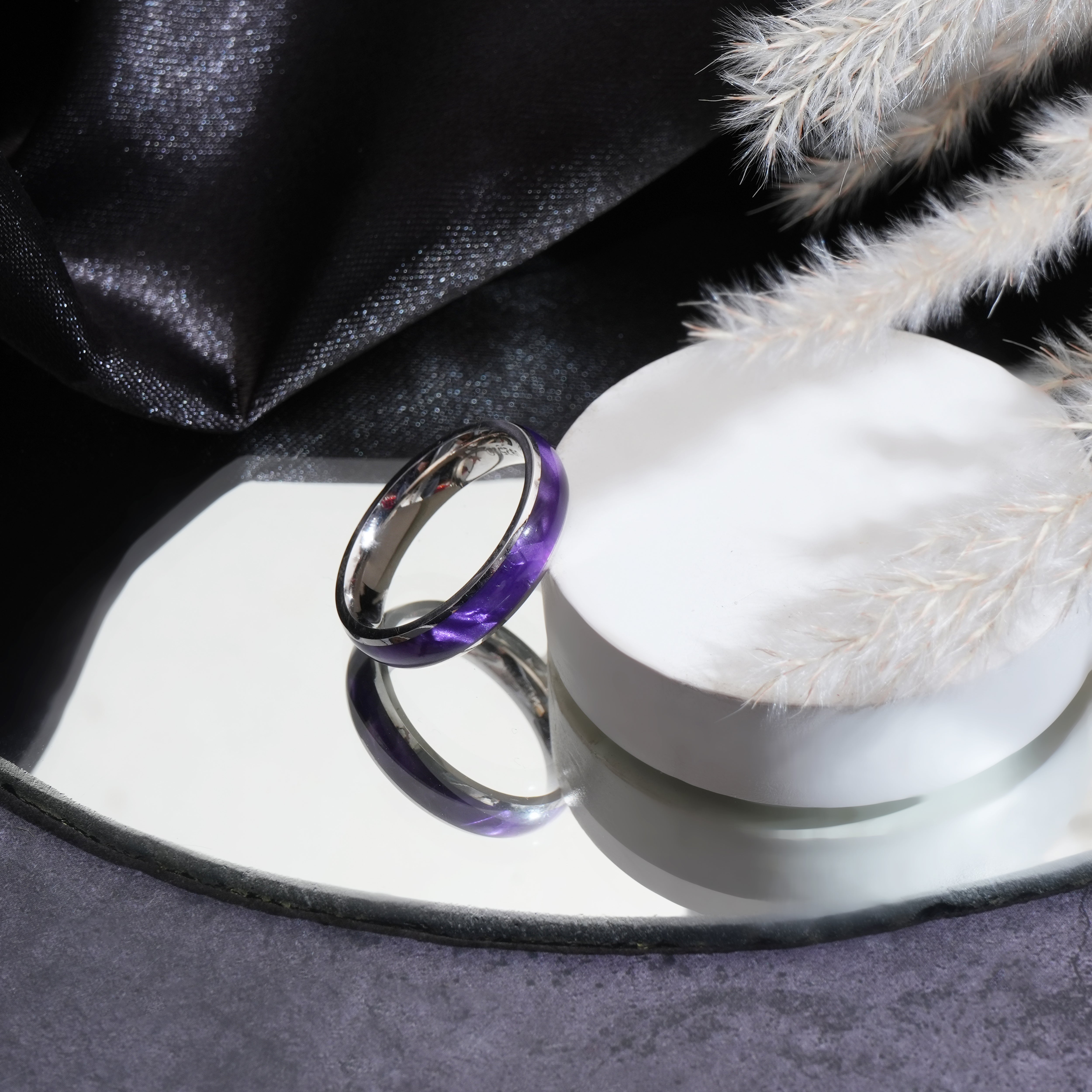 Silver ring for men