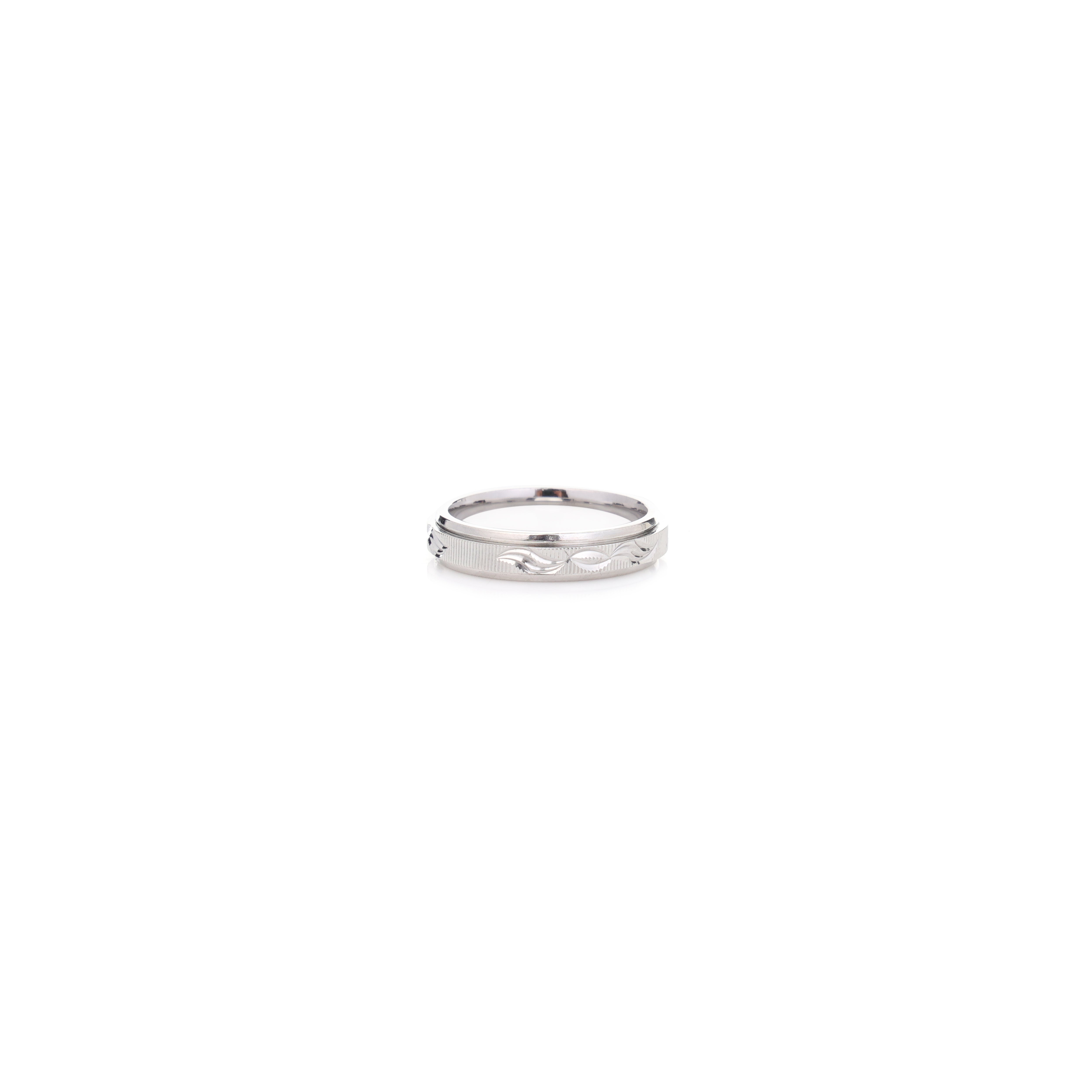 unisex sterling silver band ring 