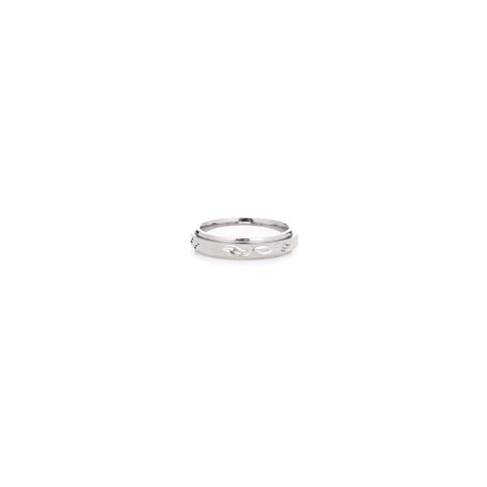 unisex sterling silver band ring 