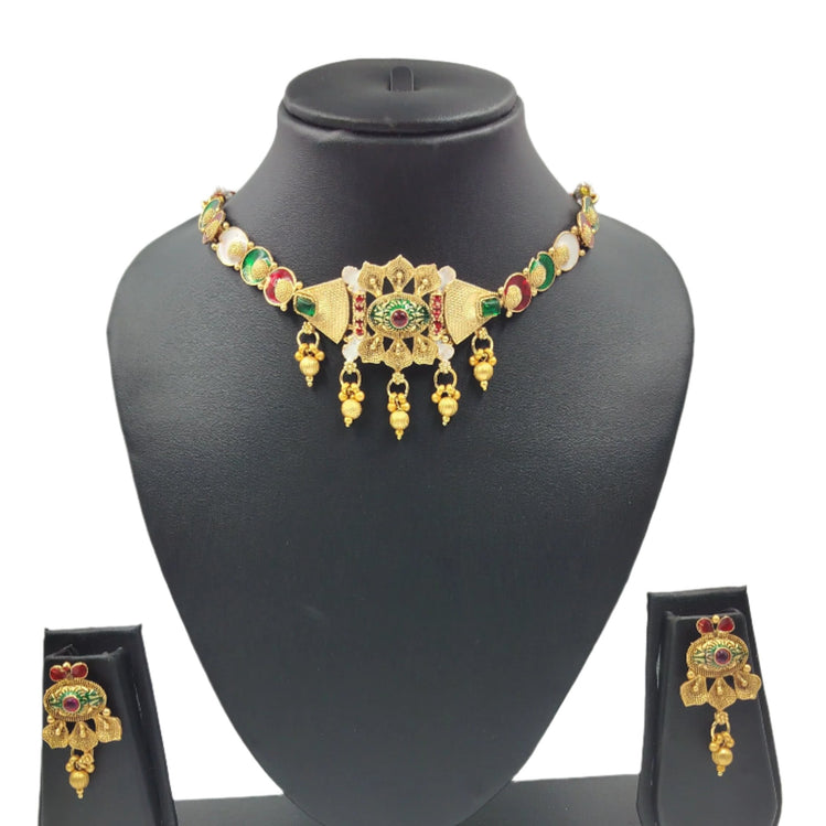 Rajwada Necklace Set For Women